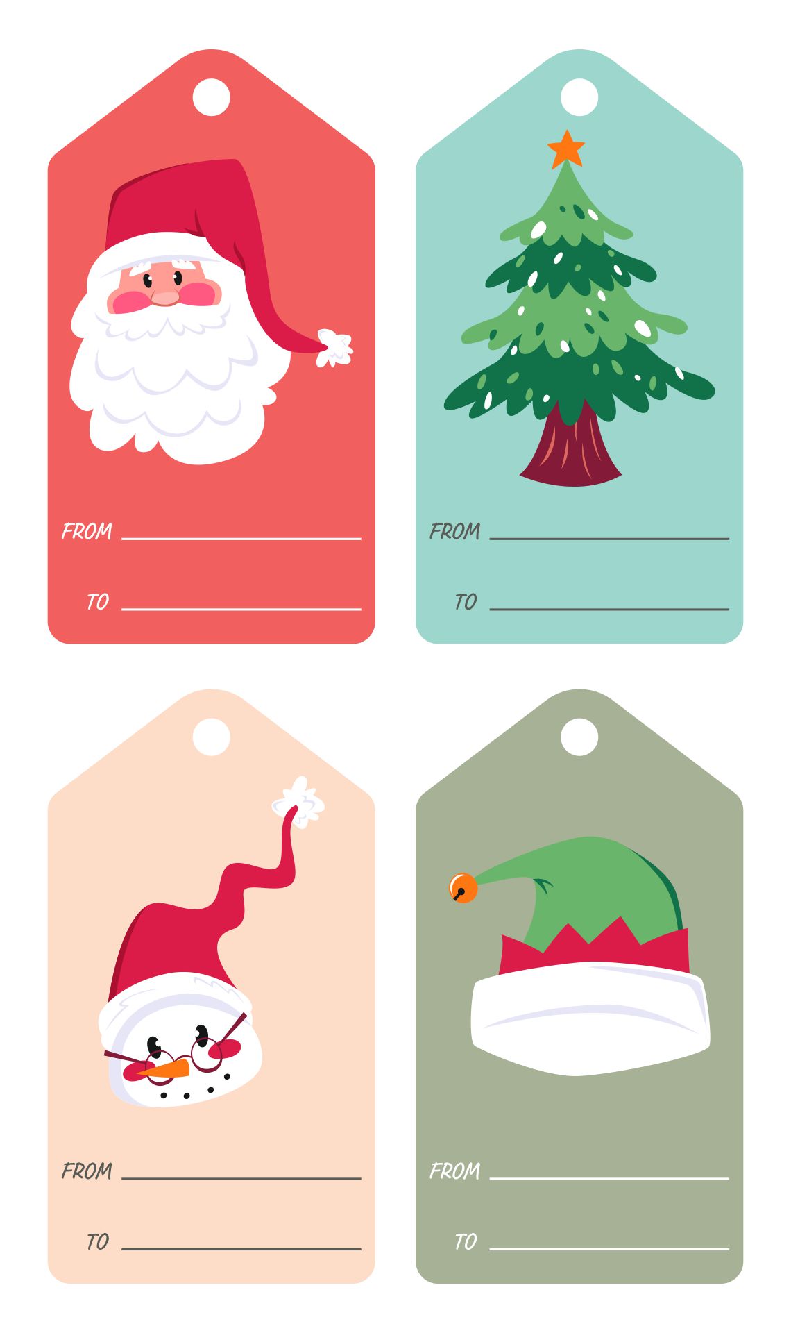 Printable Christmas Tags & Design