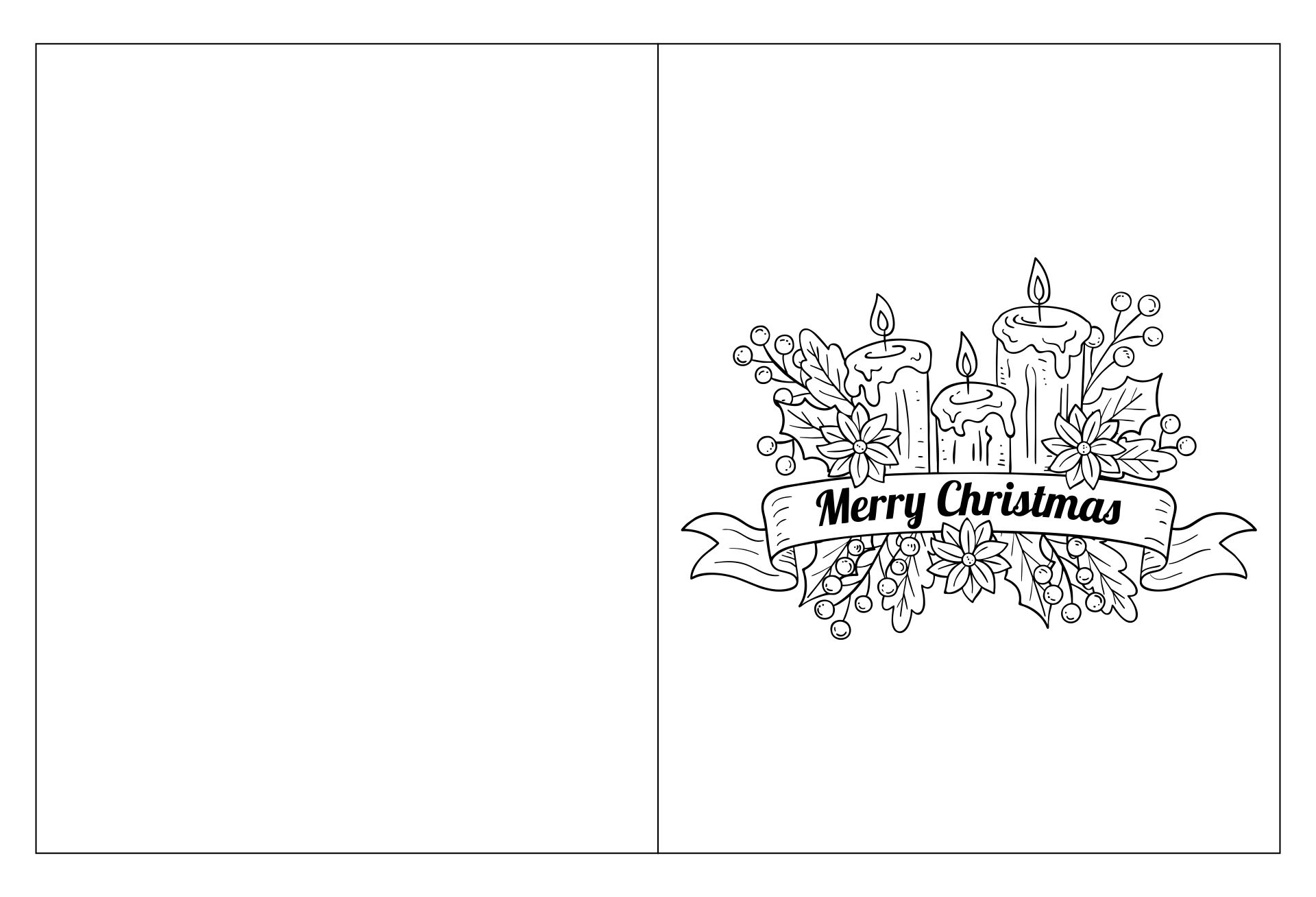 Printable Coloring Christmas Cards For Teachers