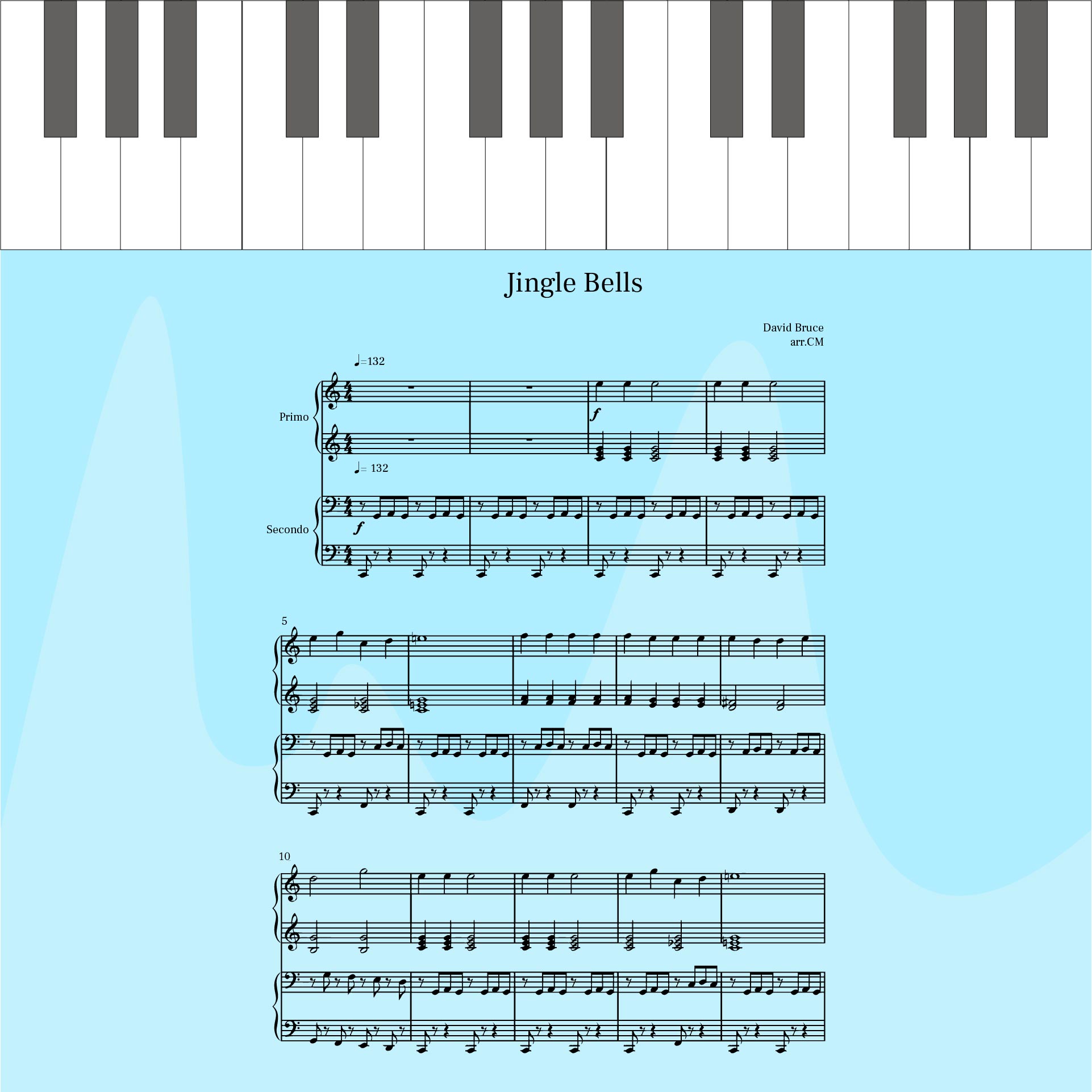 Printable Piano Notes For Jingle Bells