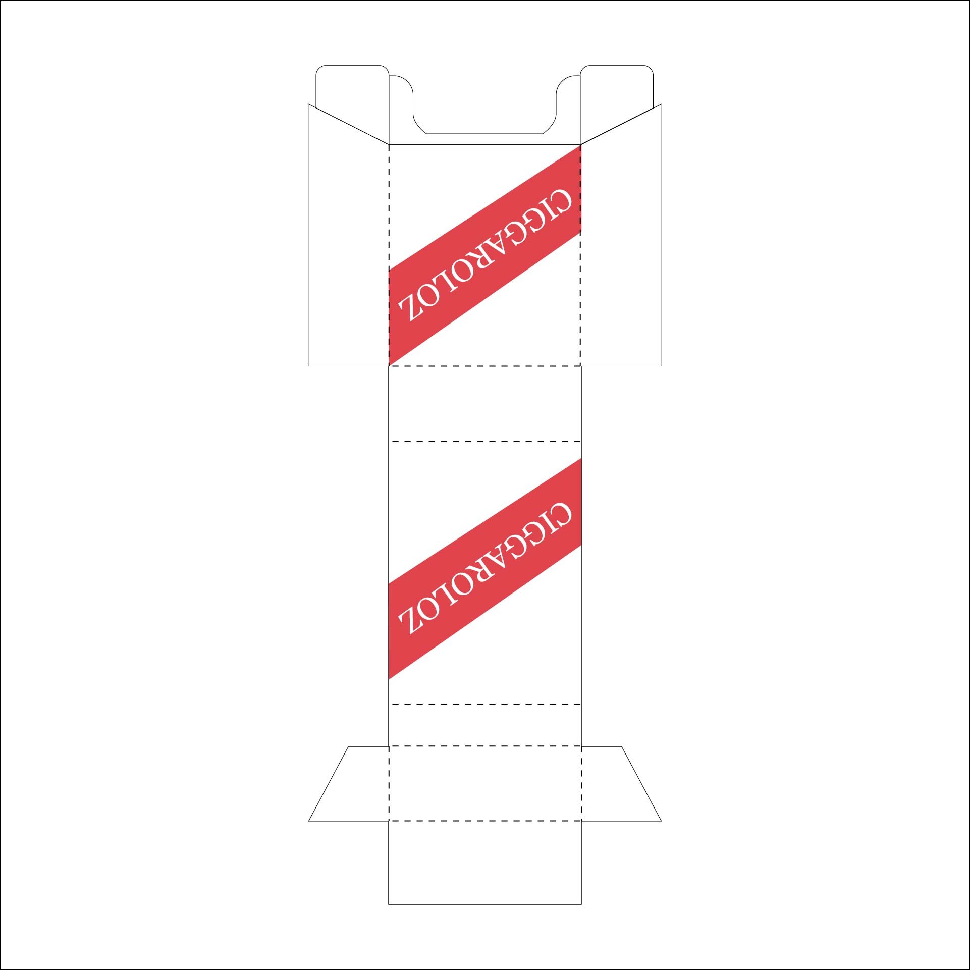 Printable Template Of Cigarette Packet