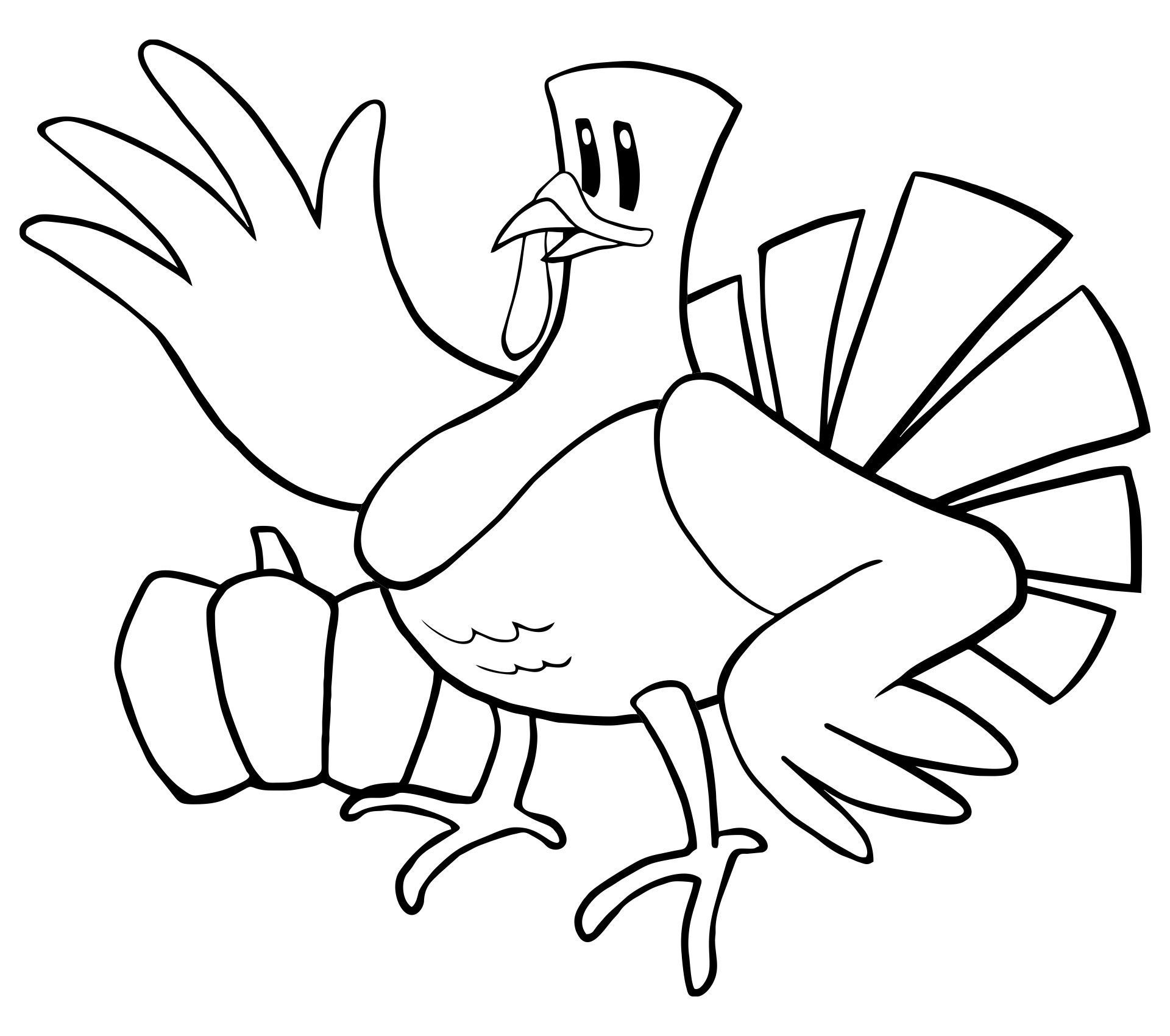 Thanksgiving Coloring Pages Kindergarten