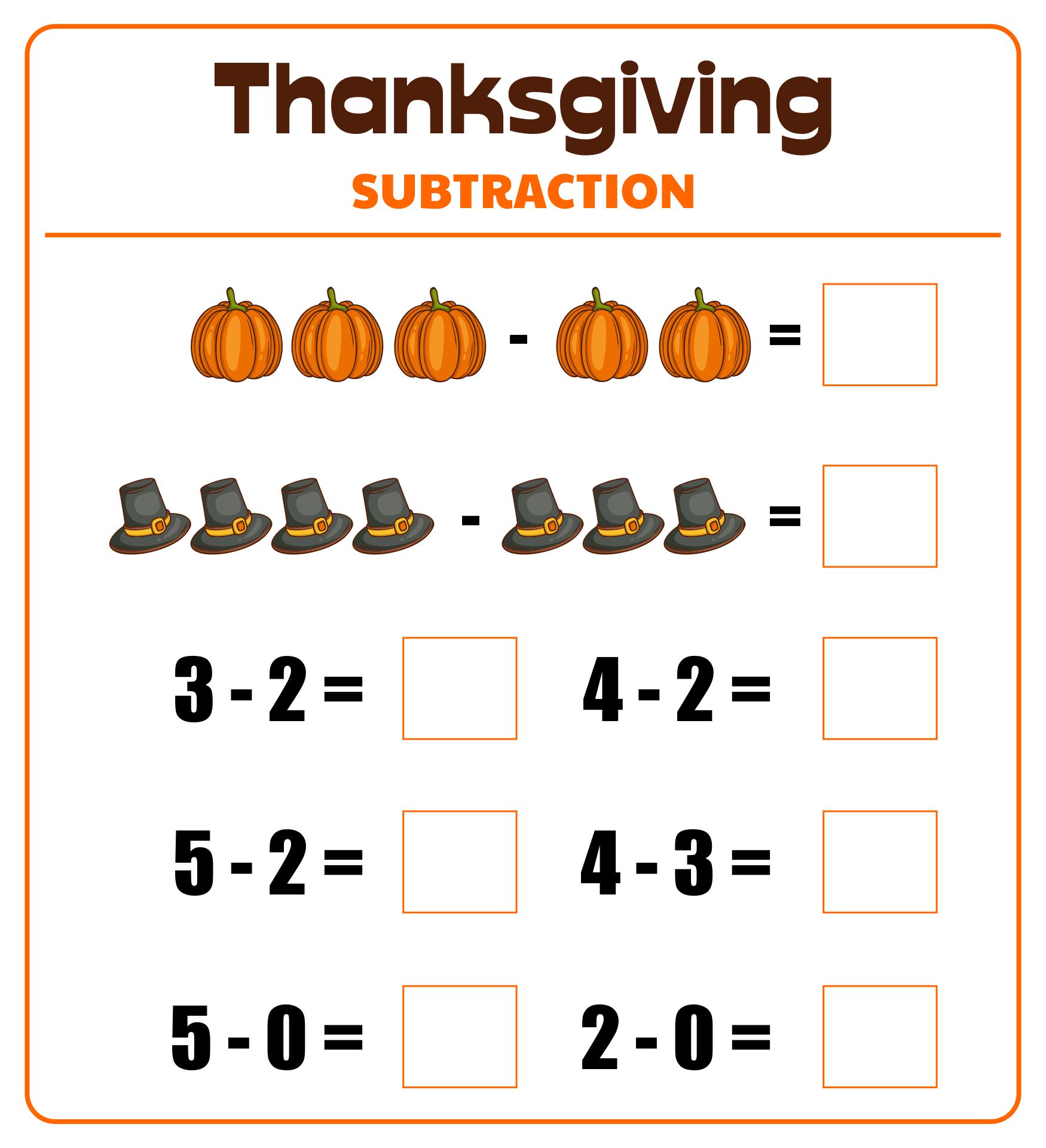 Thanksgiving Math Worksheets For 3rd Grade