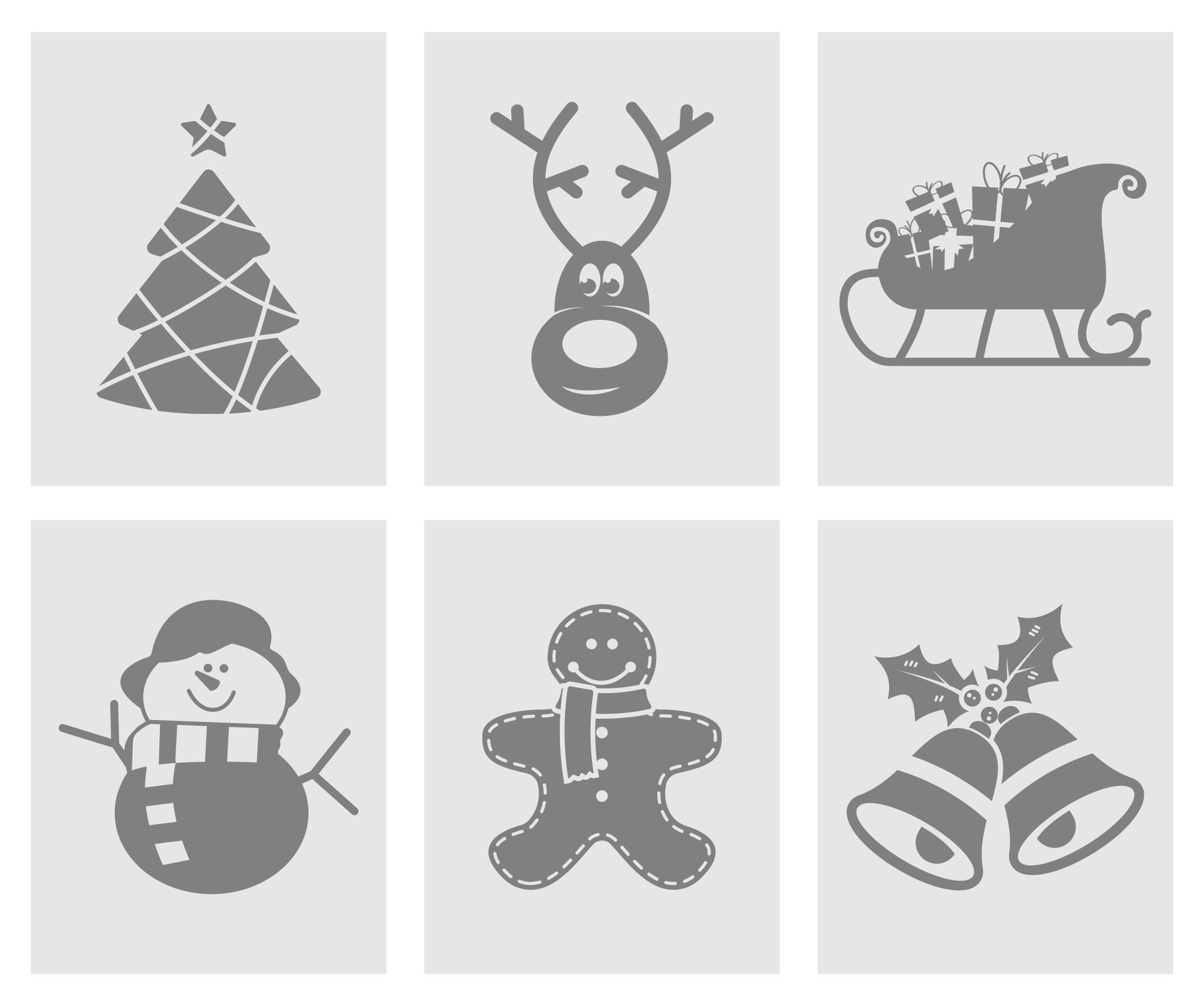 Christmas Stencils To Print For Fun Arts And Crafts