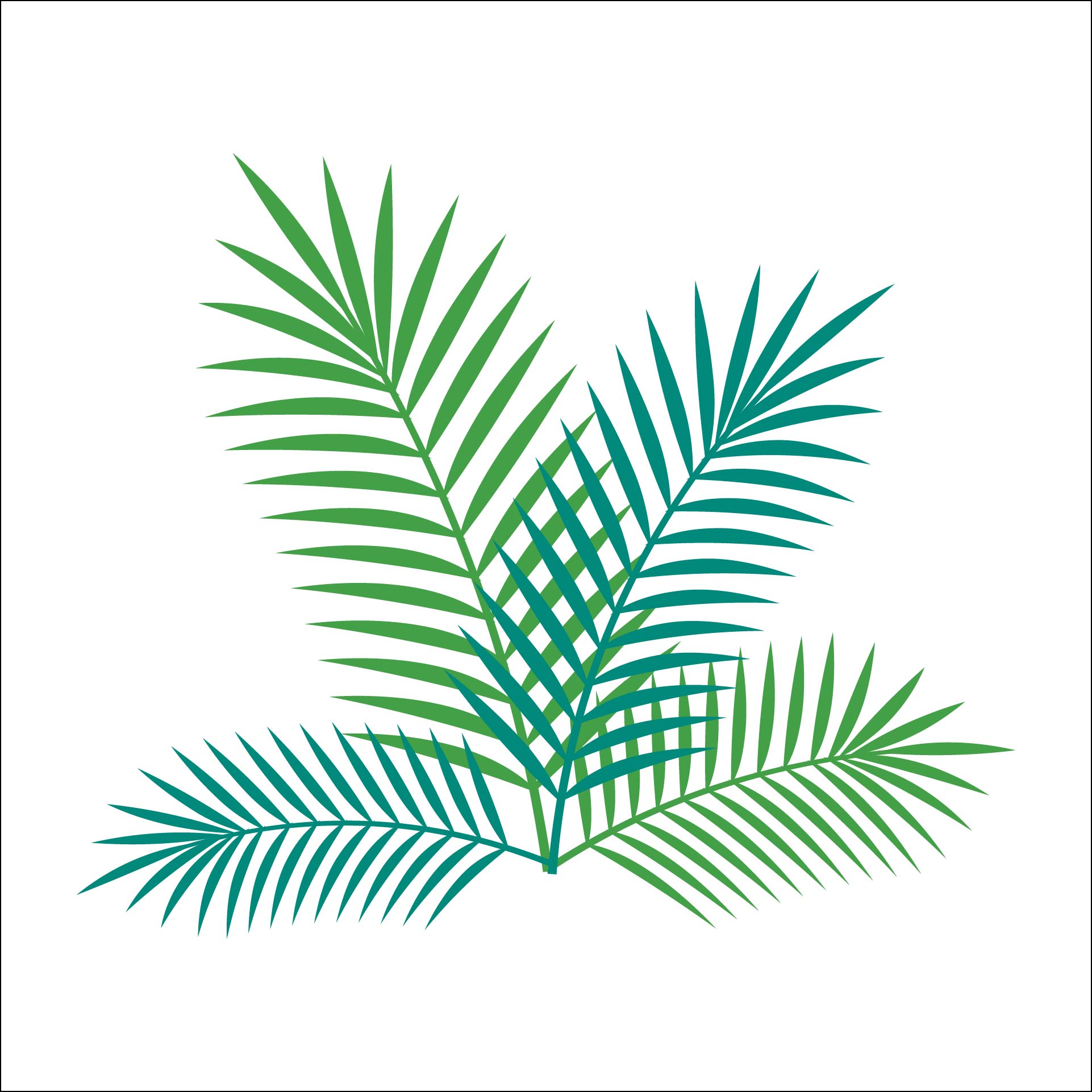Free Printable Palm Leaf Template