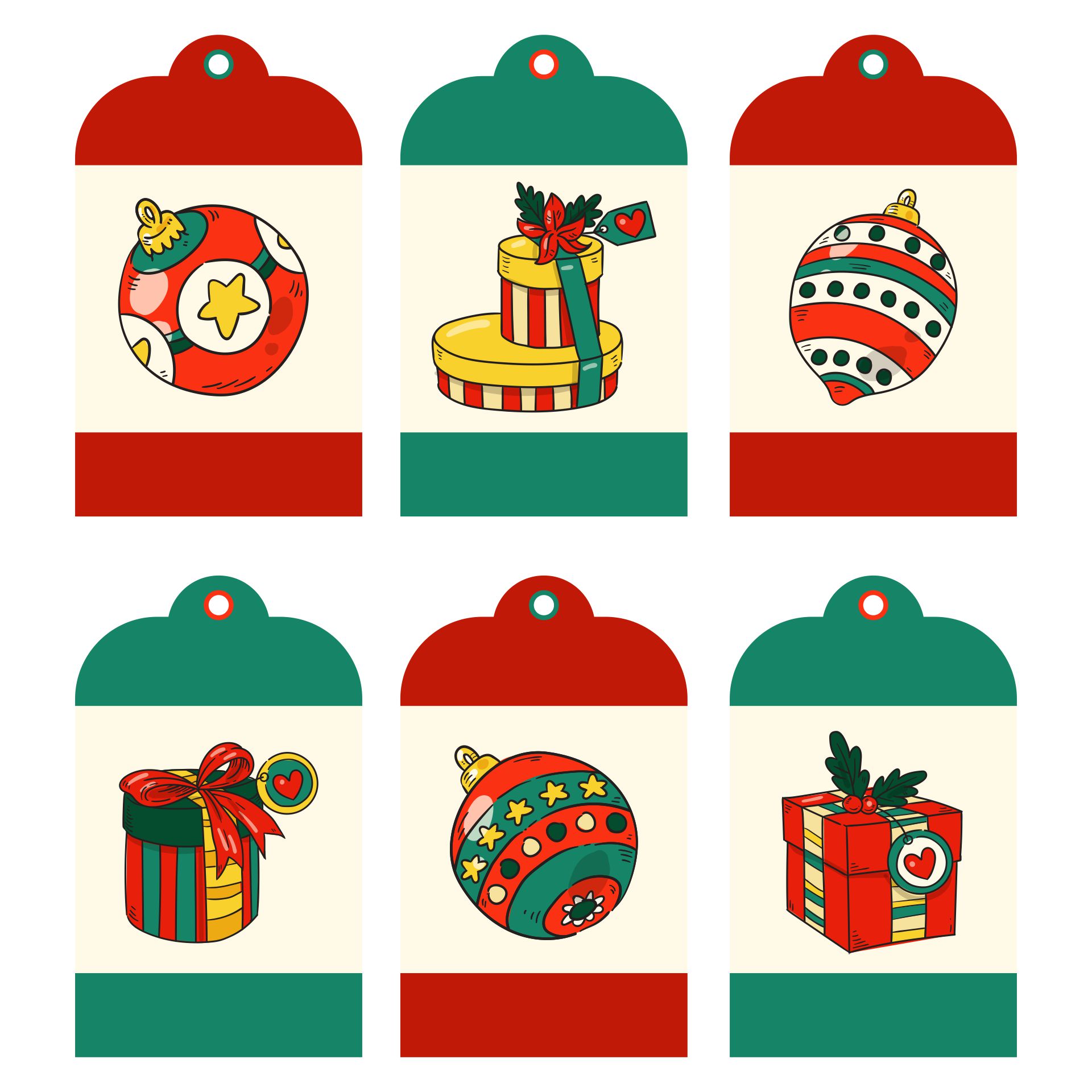 Oversized Christmas Gift Tags