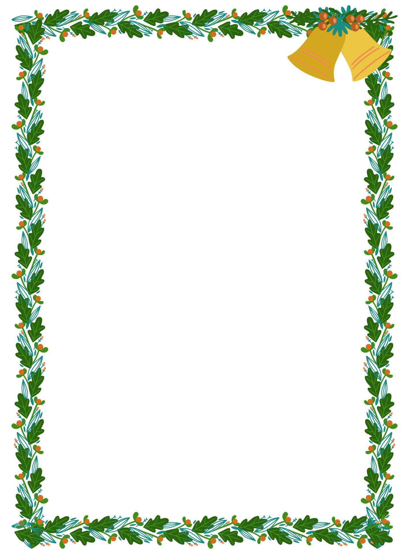 Printable Christmas Clip Art Borders