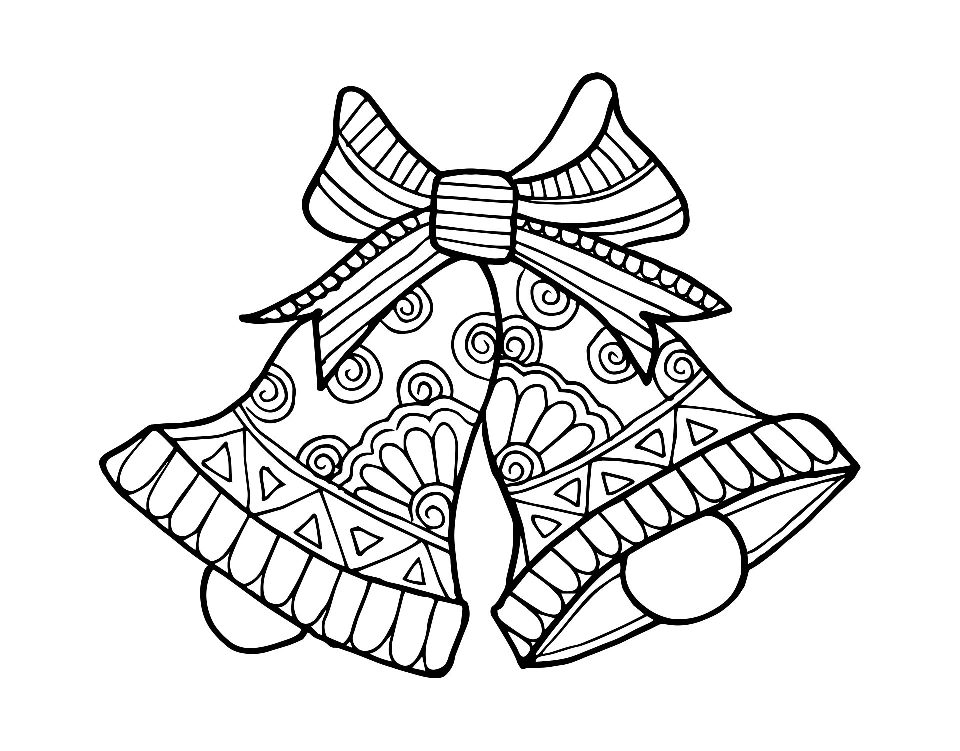 Printable Christmas Ornaments Adult Coloring Pages