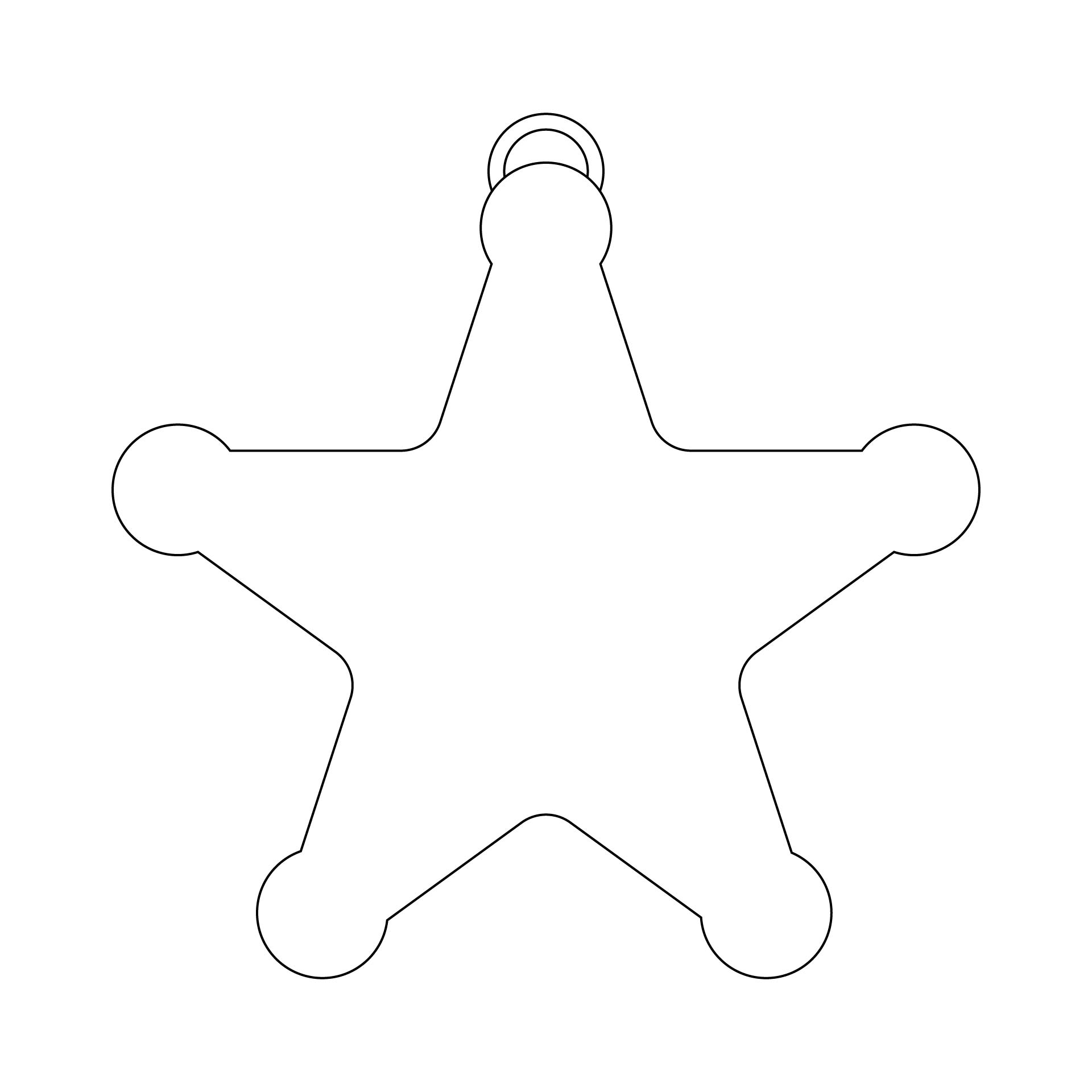 Printable Christmas Star Ornaments With Templates