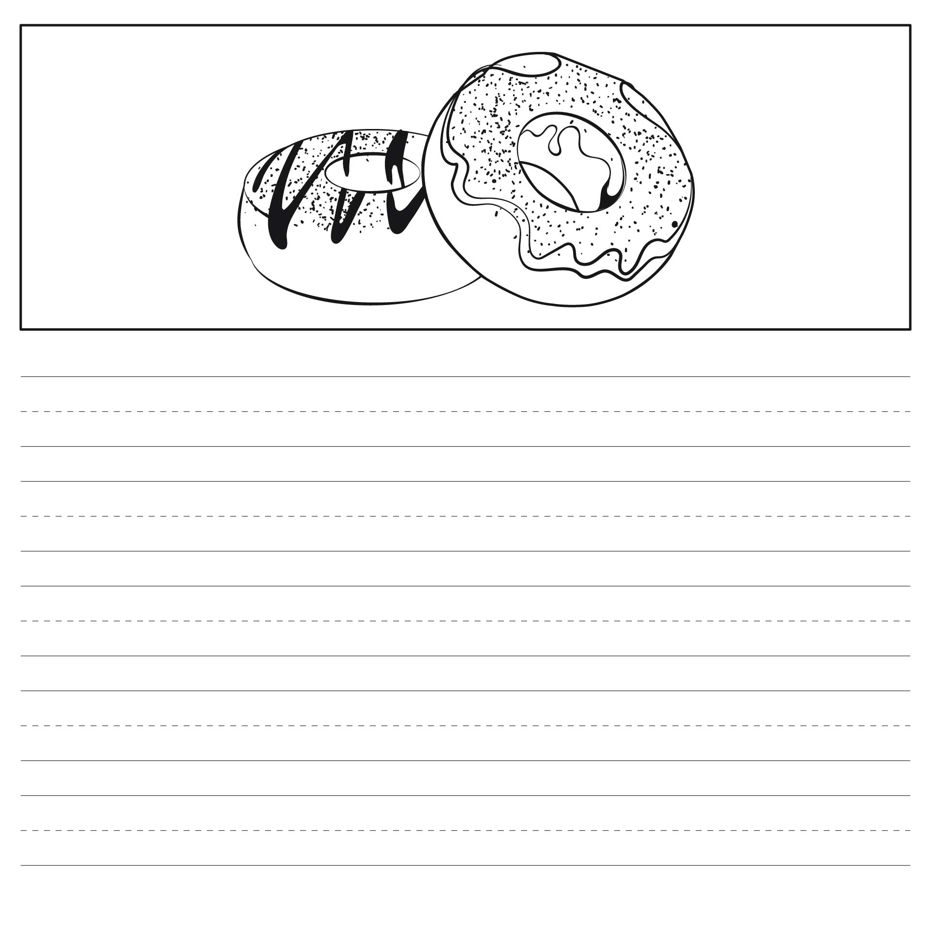 Printable Handwriting Paper With Picture