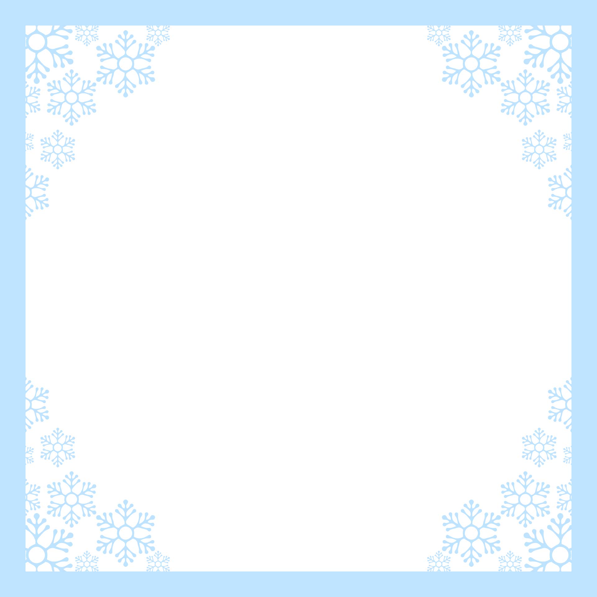Snowflake Stationery And Writing Paper Printable