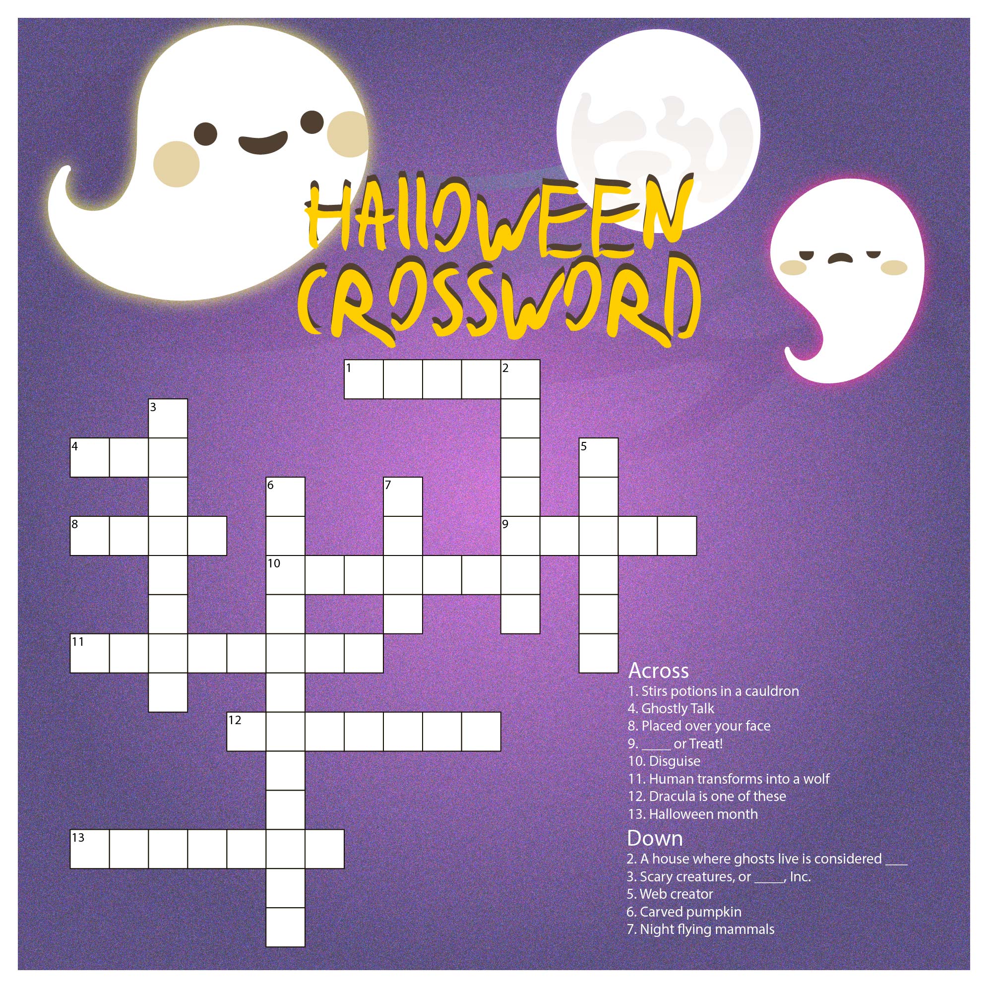 Very Easy Crossword Puzzles For Kids