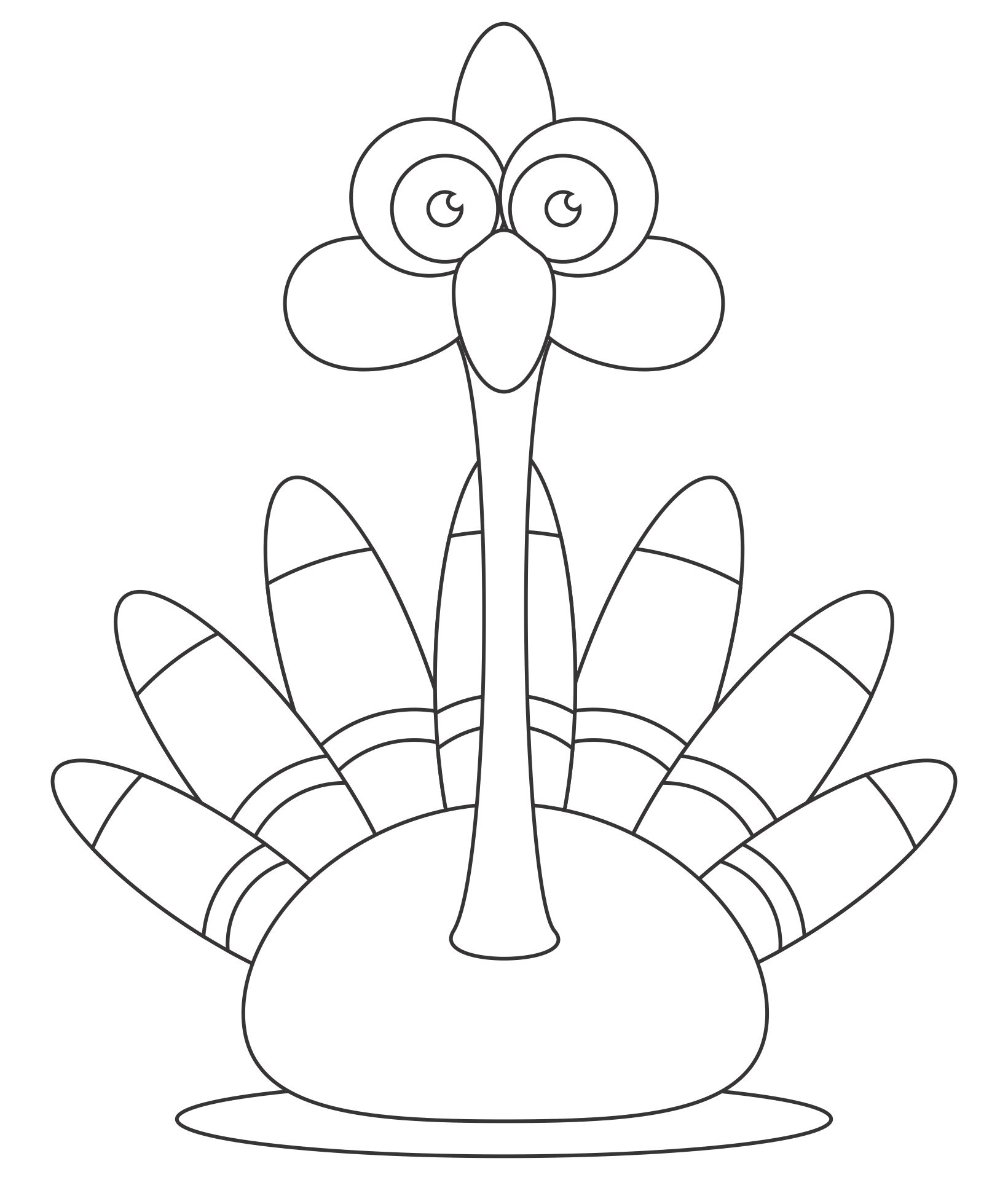 Kindergarten Thanksgiving Turkey Printable Activity Worksheet