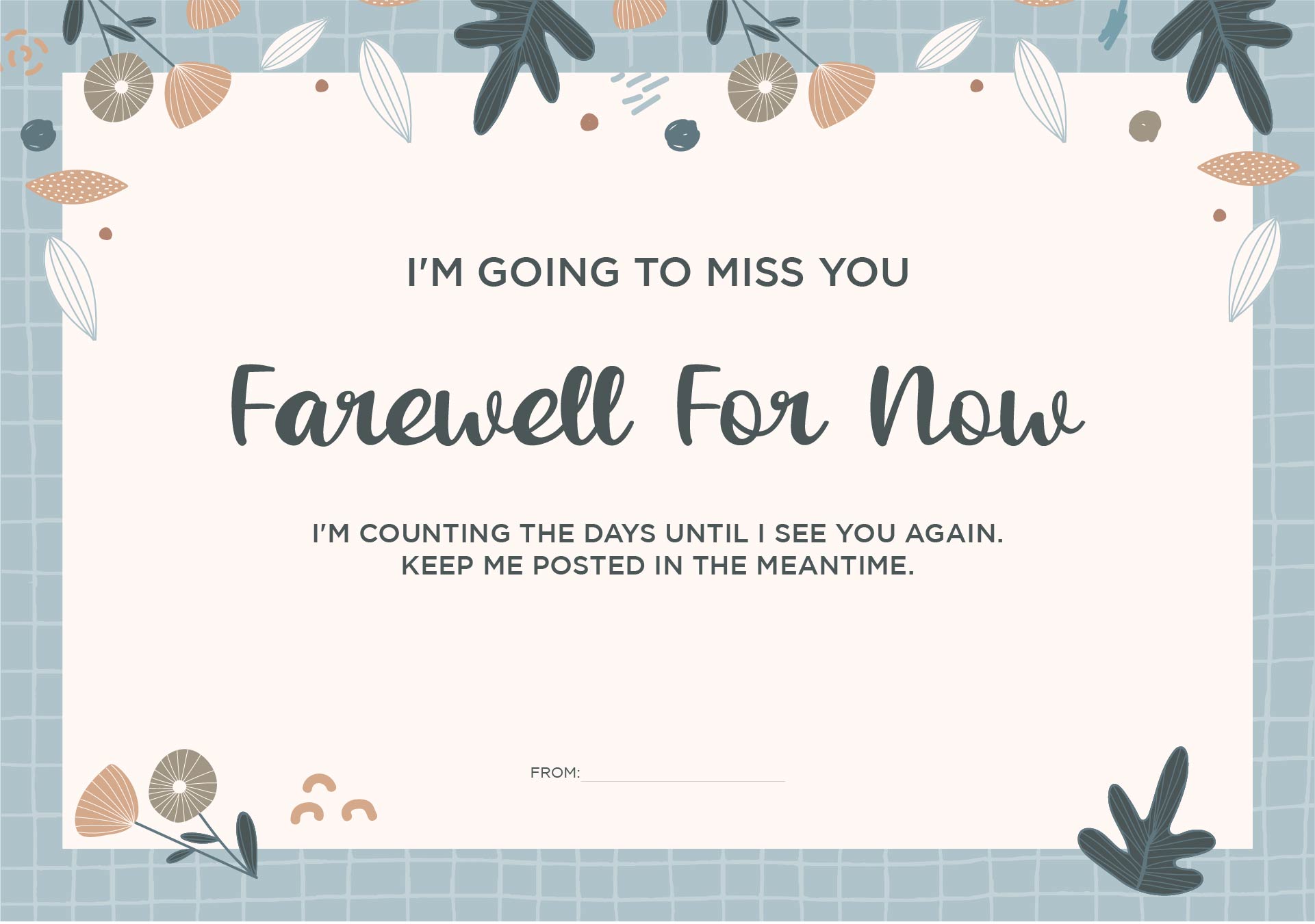 10 Best Free Printable Goodbye Cards For Co-Workers - printablee.com