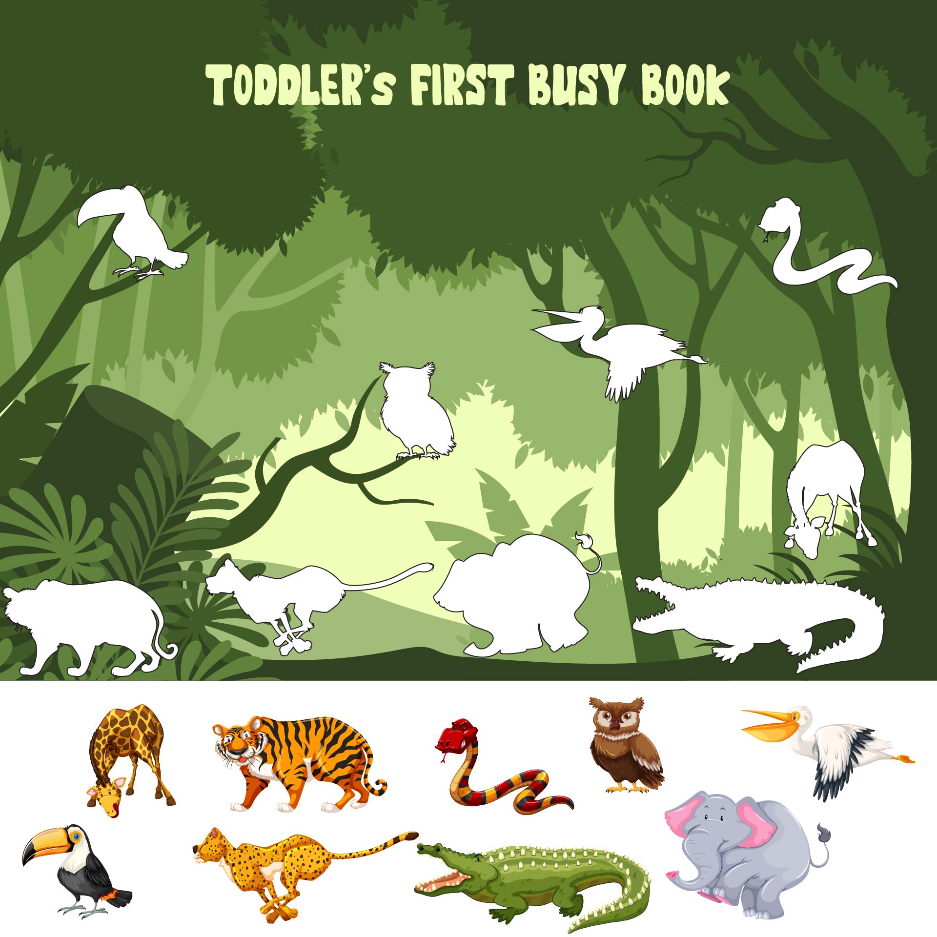 Printable Busy Book Pages Toddler Preschool