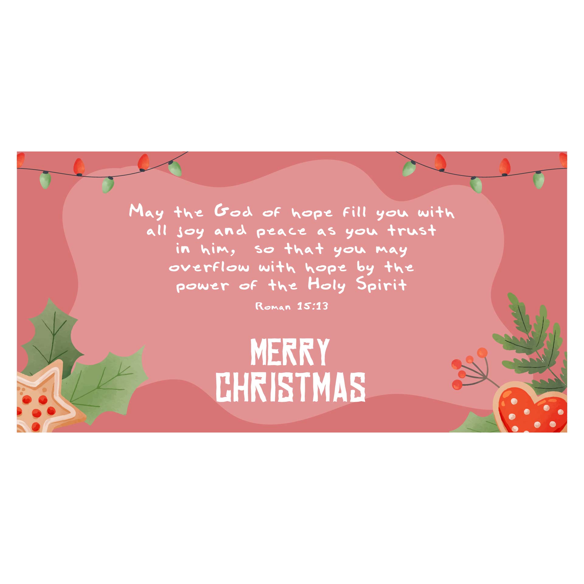 Printable Christmas Card Verses Template