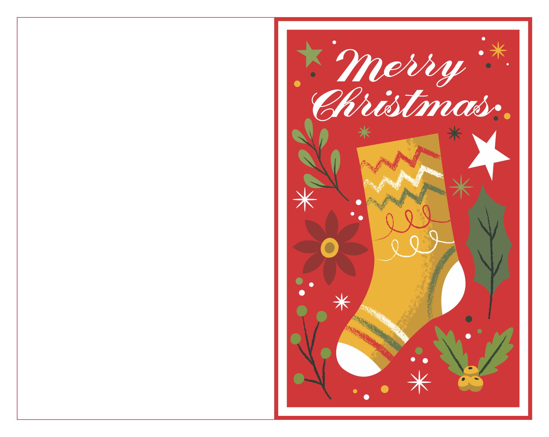 Printable Christmas Photo Cards Templates