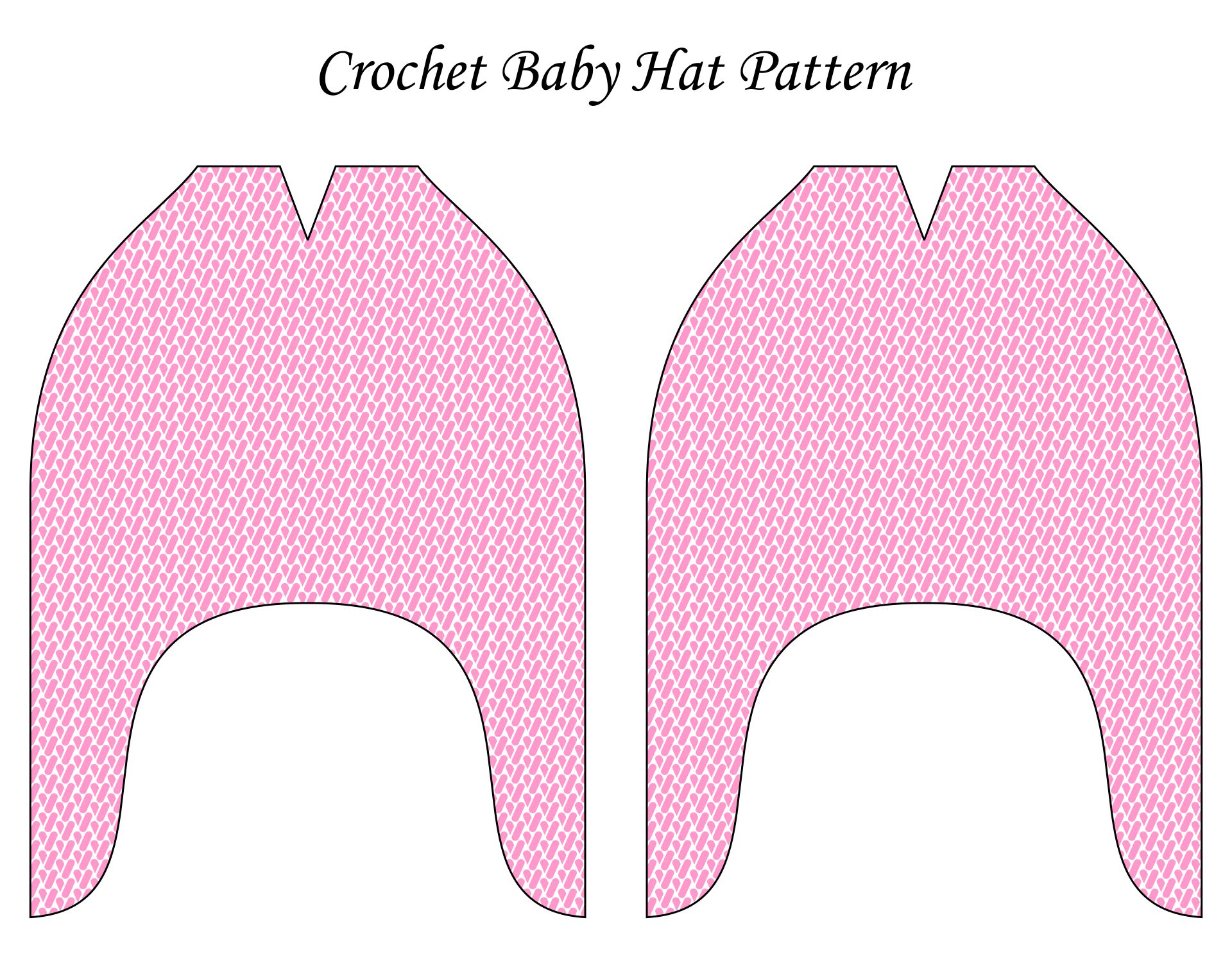Printable Crochet Baby Hat Pattern