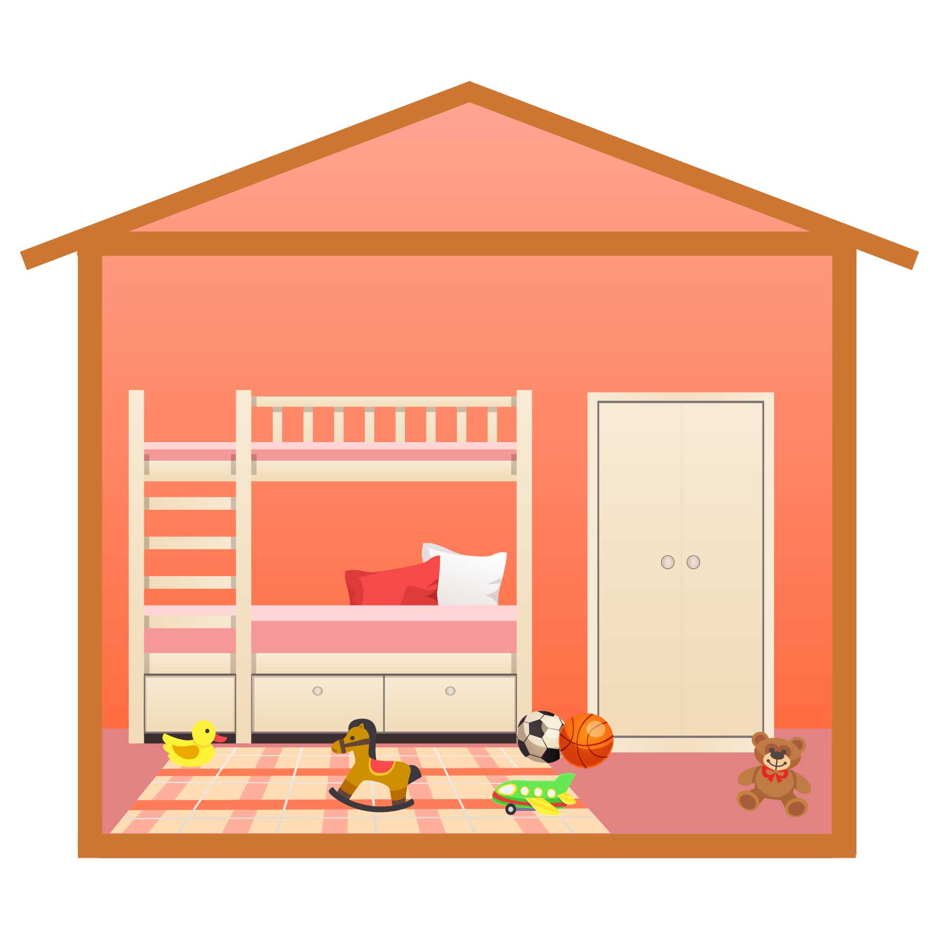 Printable Doll House Rooms