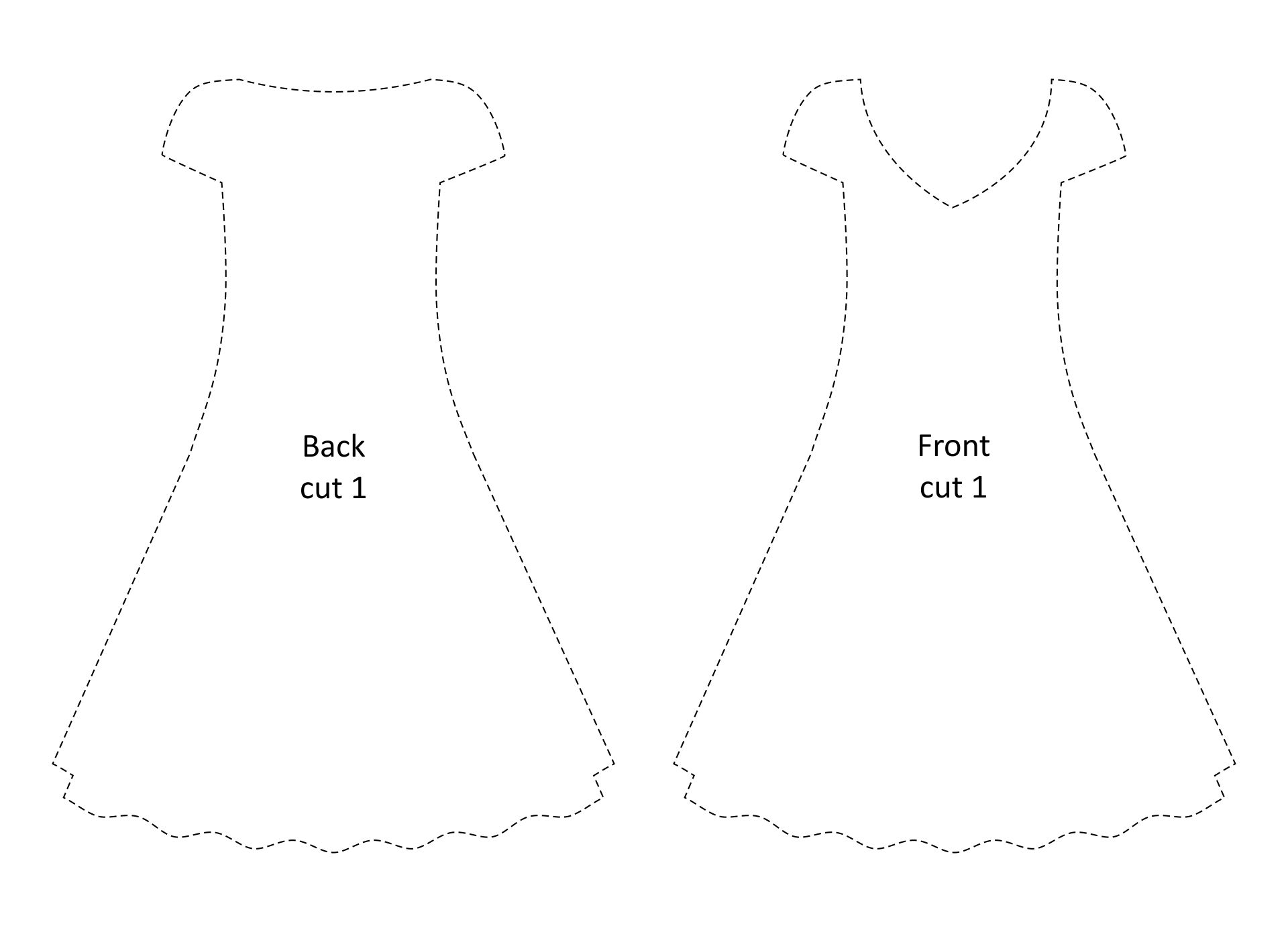 Printable Easy Doll Clothes Patterns