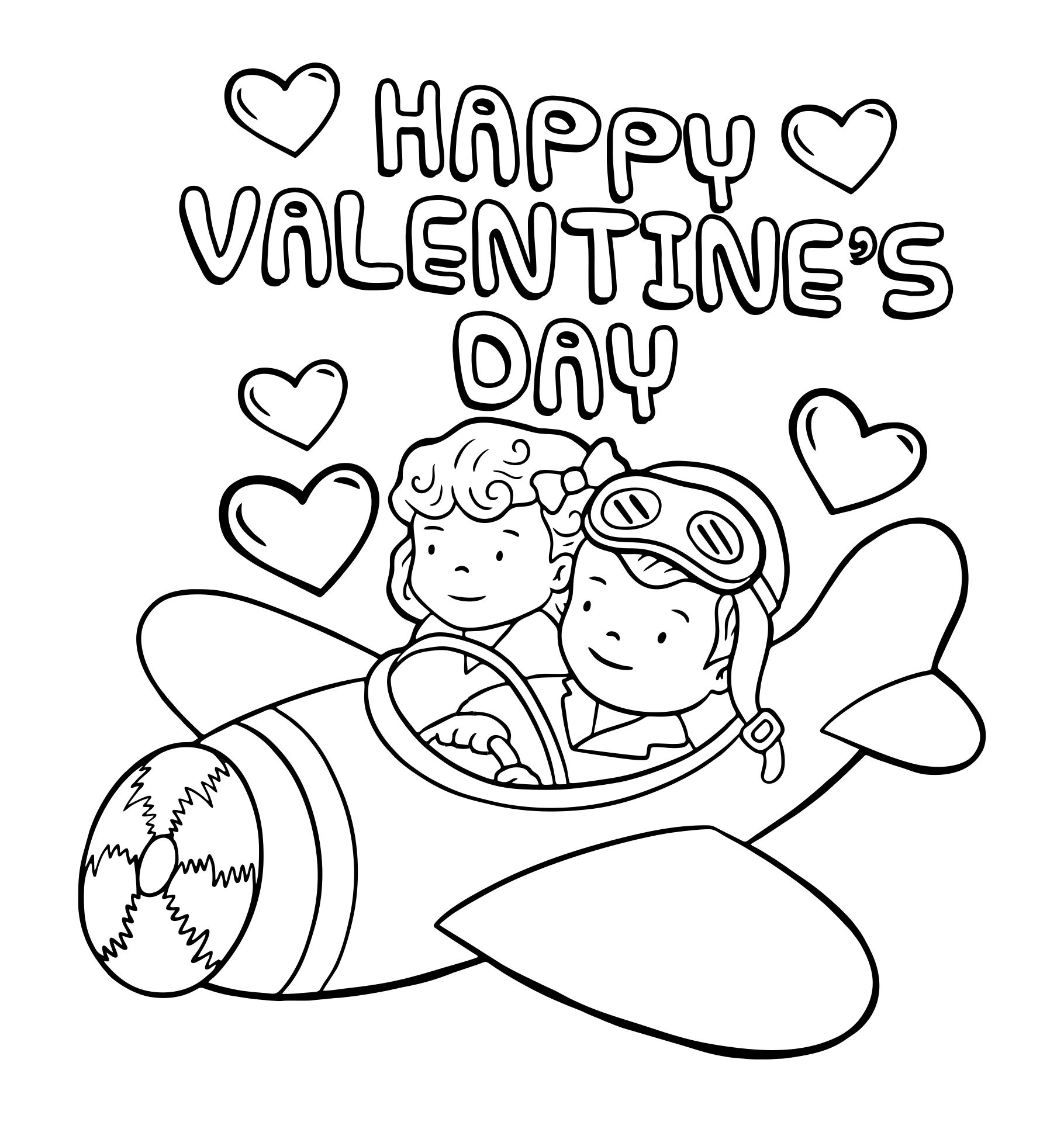 Printable Valentines Day Coloring Sheets