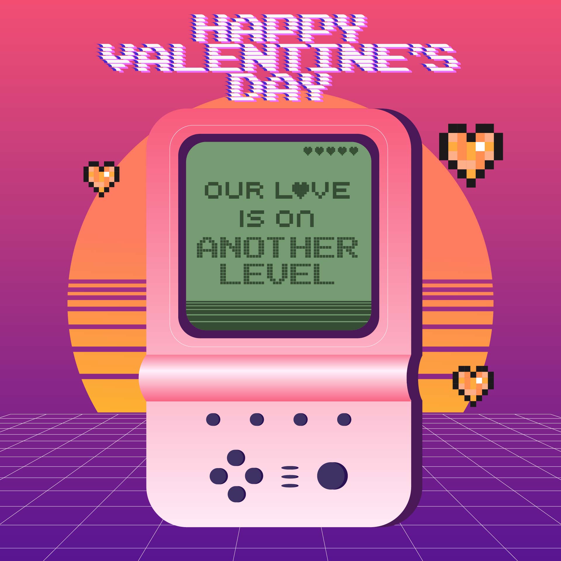 Printable Video Game Valentines Day Cards