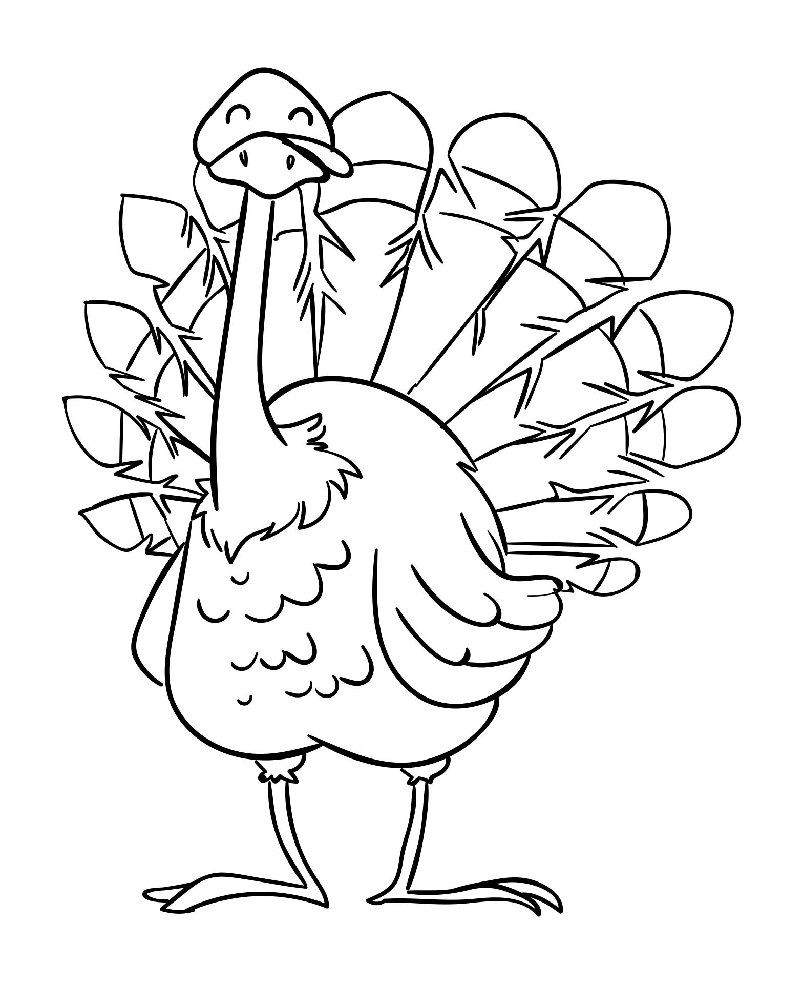 Thanksgiving Coloring Pages For Preschool