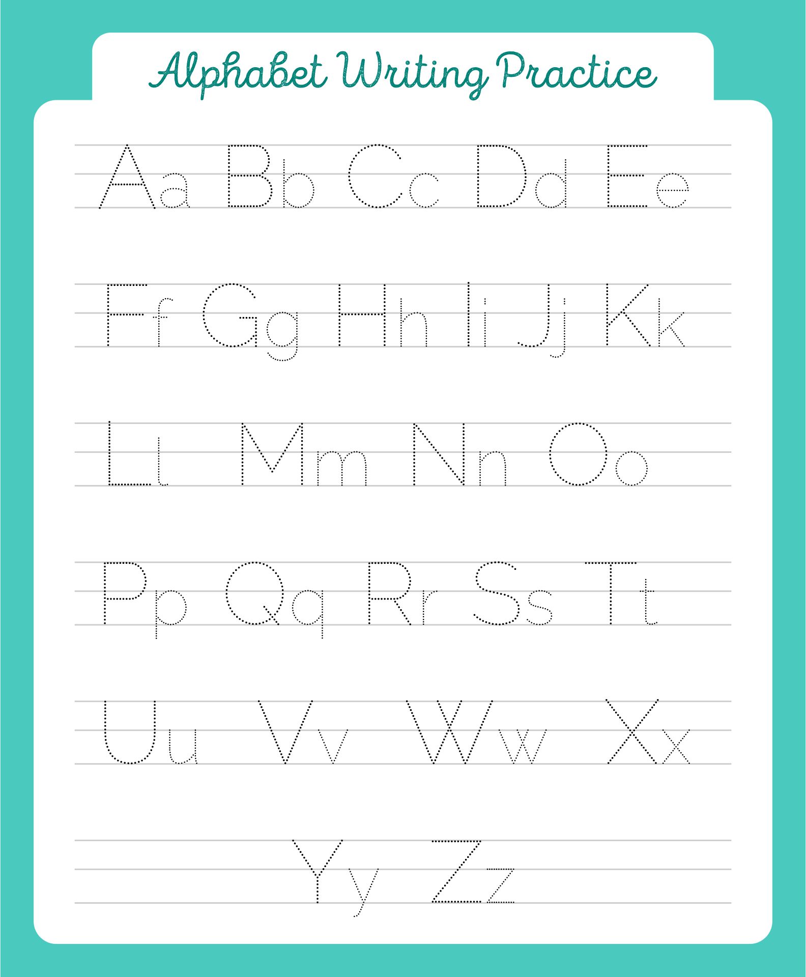 Printable Alphabet Activities Preschool