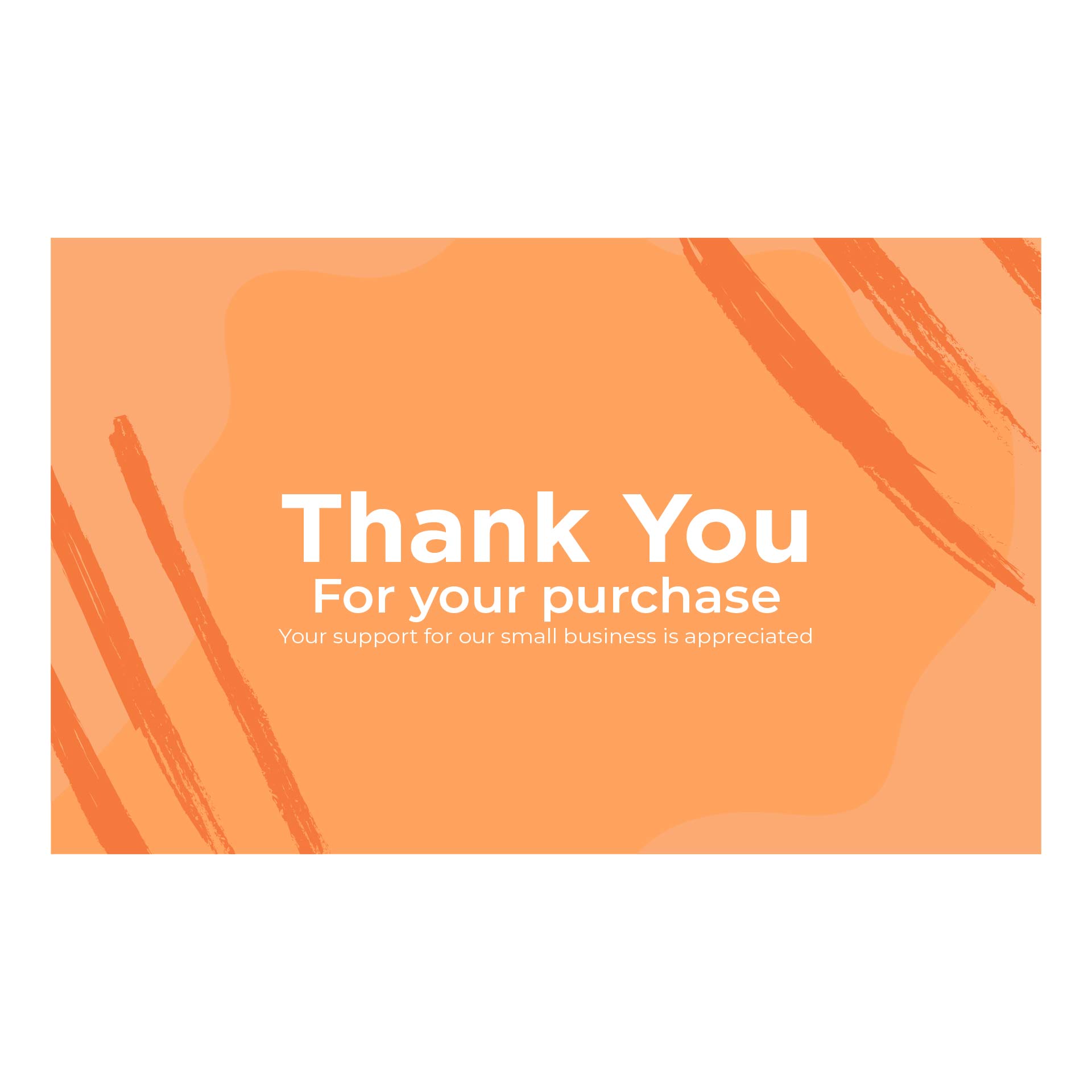 Printable Business Thank You Card Templates