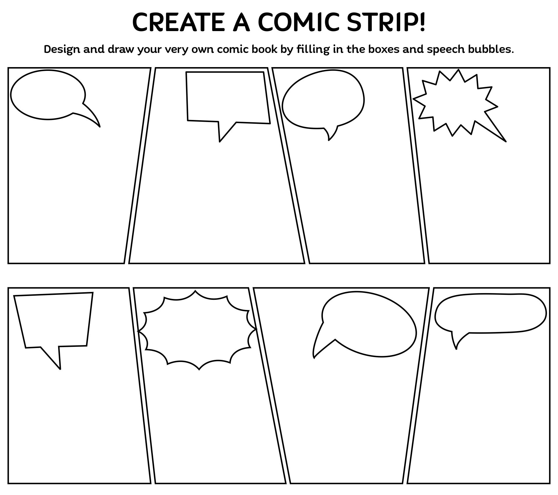 Printable Comic Strips For Teachers