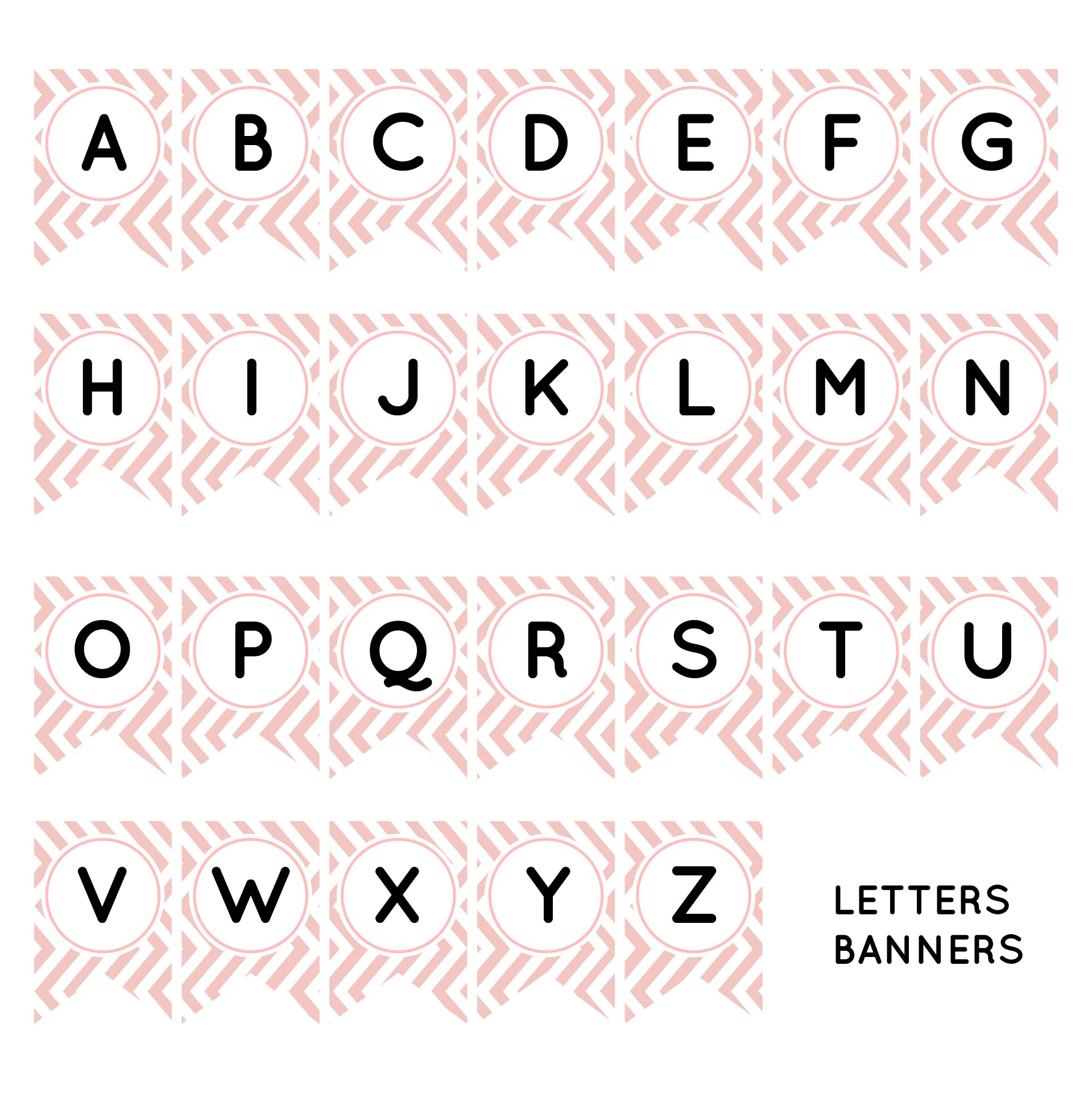 Printable Letters For Banners
