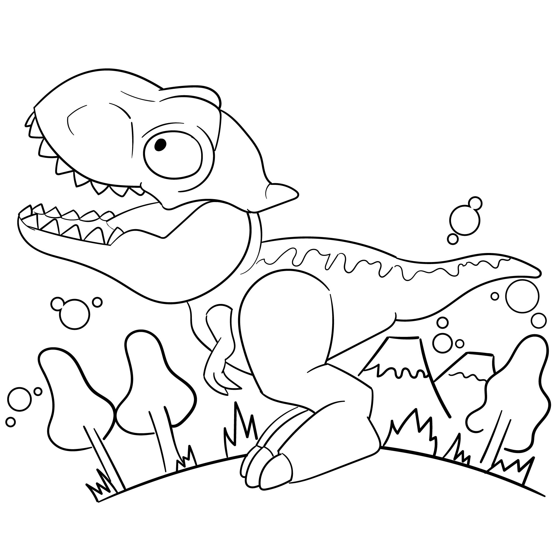 Dinosaur Printable Template