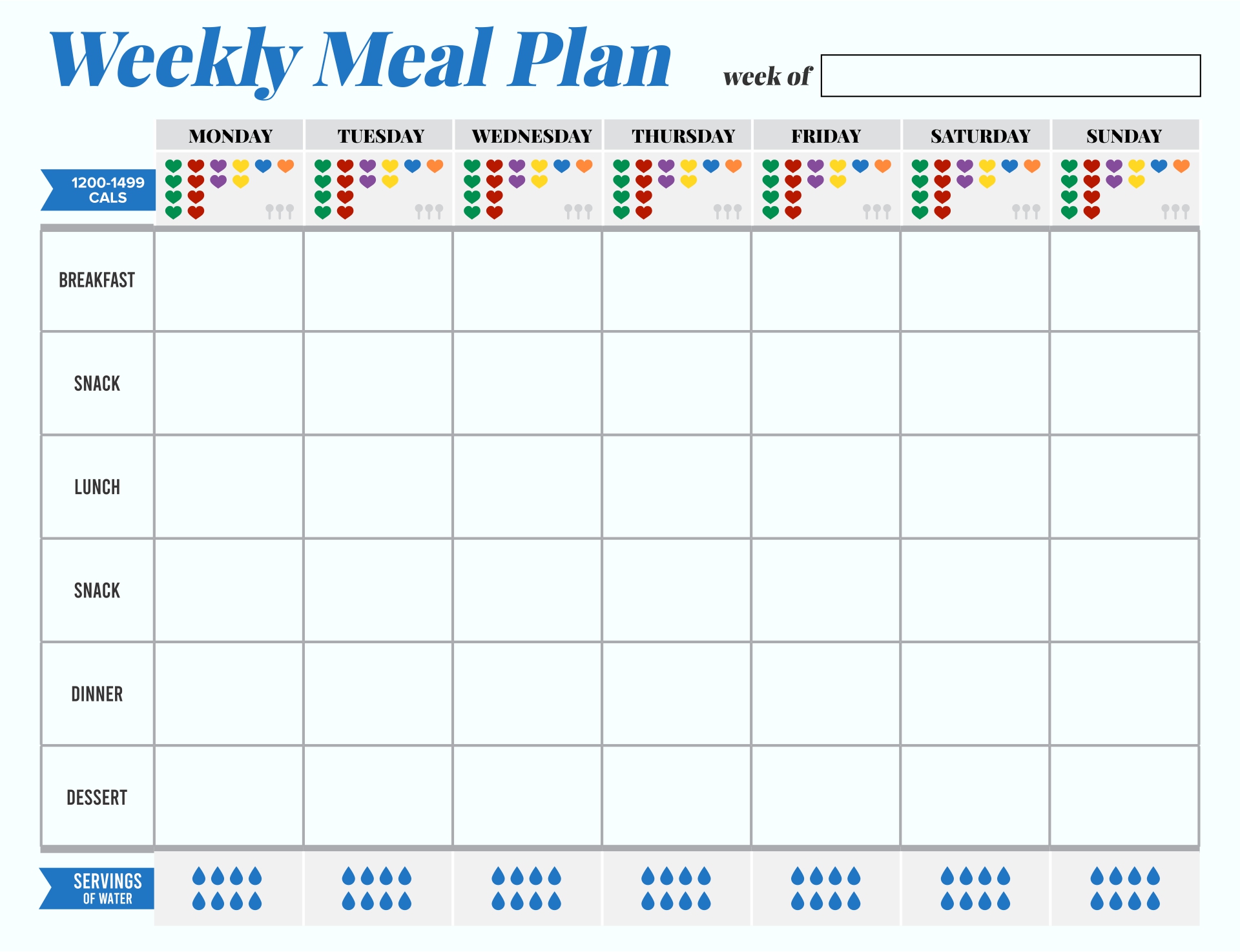 Printable 21 Days Fix Recipes And Things Meal Plan