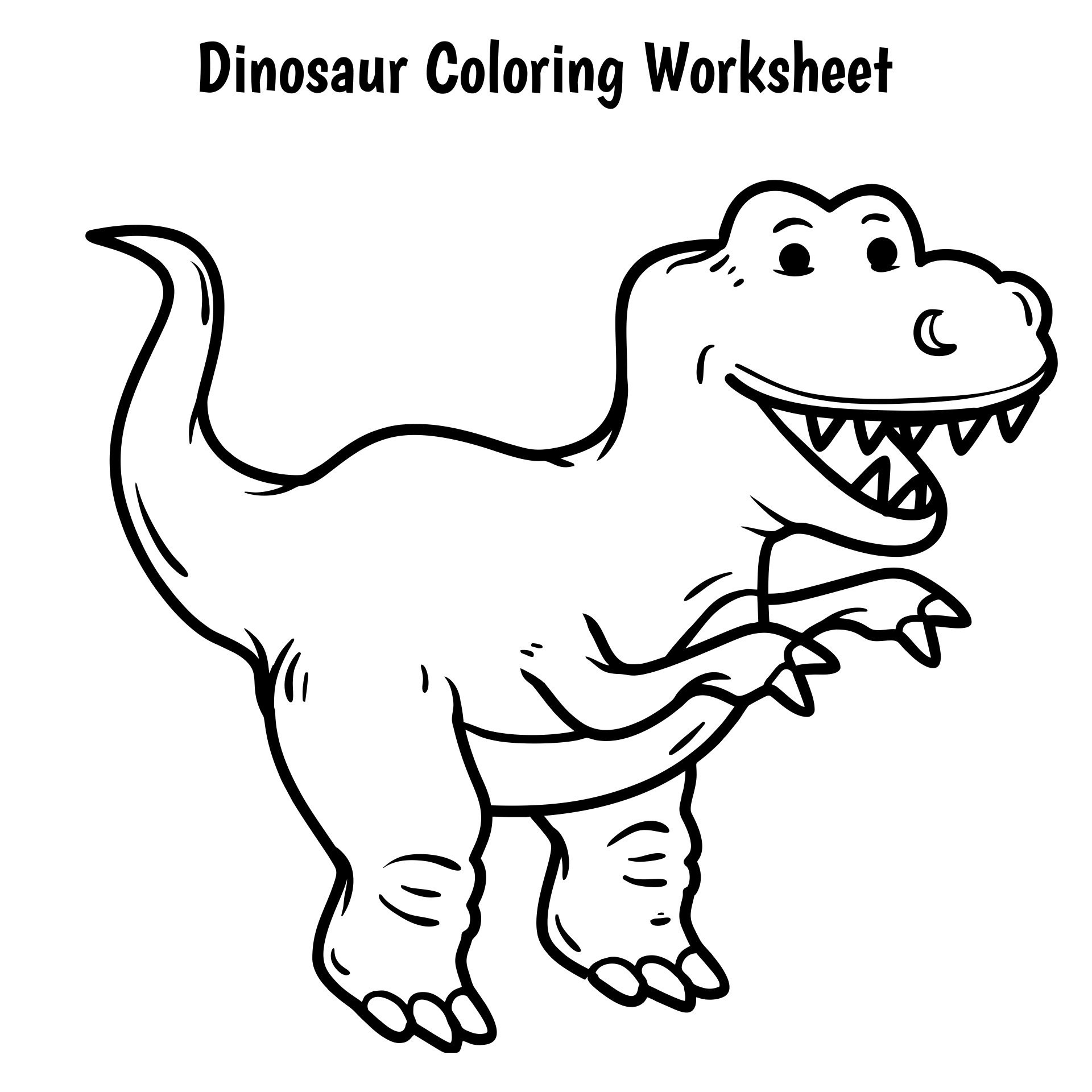 Printable Dinosaur Worksheets For Kindergarten