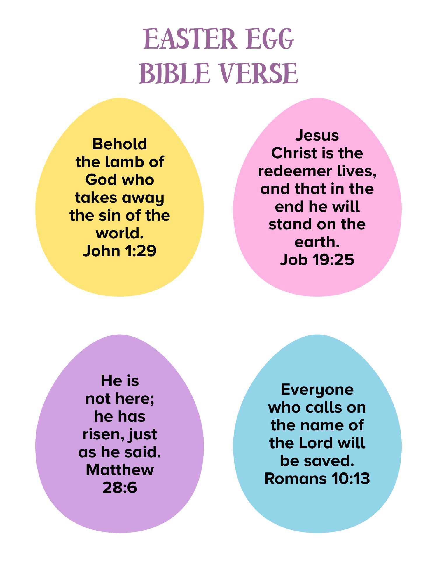 Printable Easter Bible Verse Cards For Kids