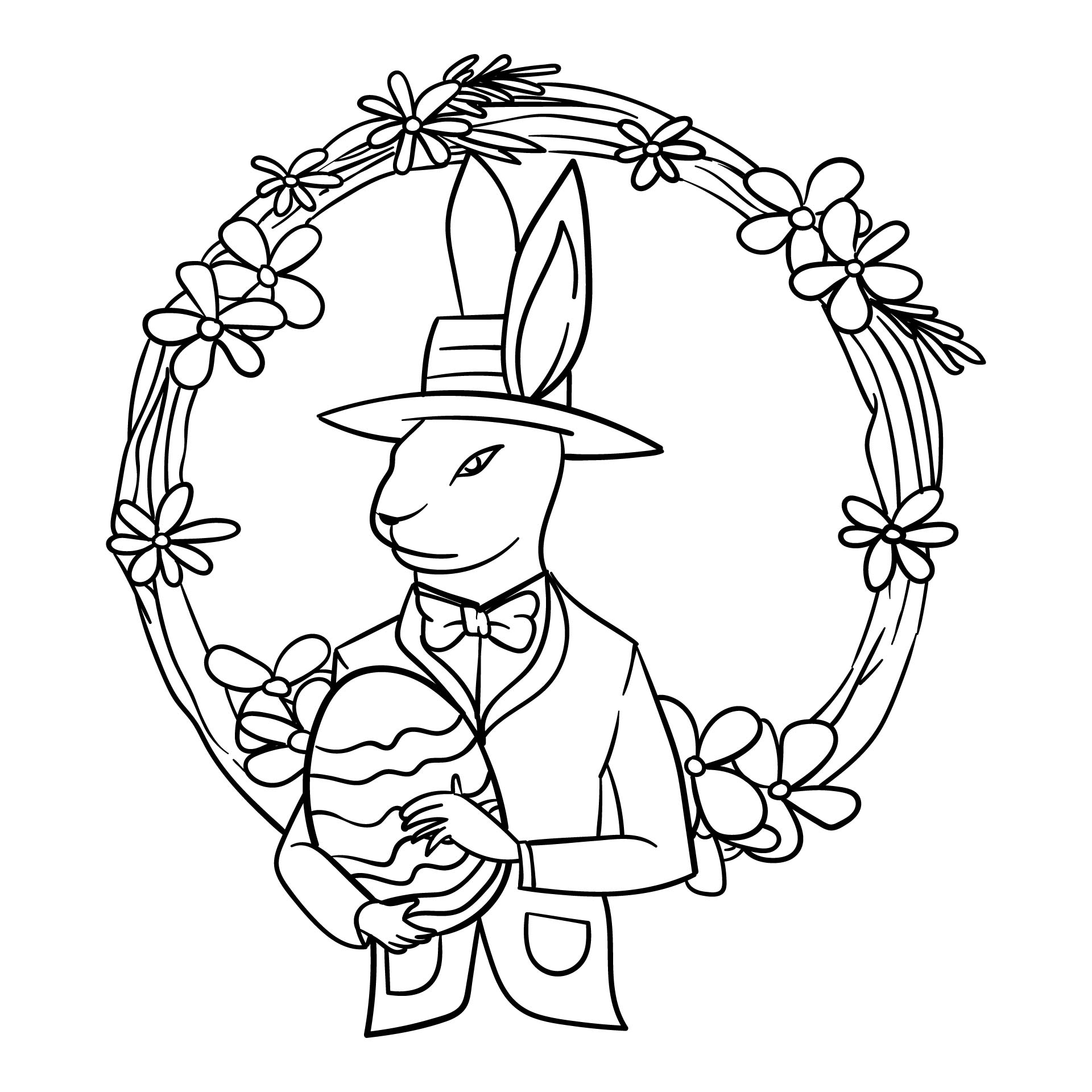 Printable Easter Coloring Pages For Adults