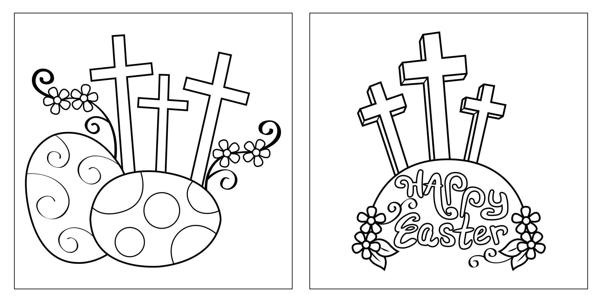 Printable Easter Coloring Pages Religious
