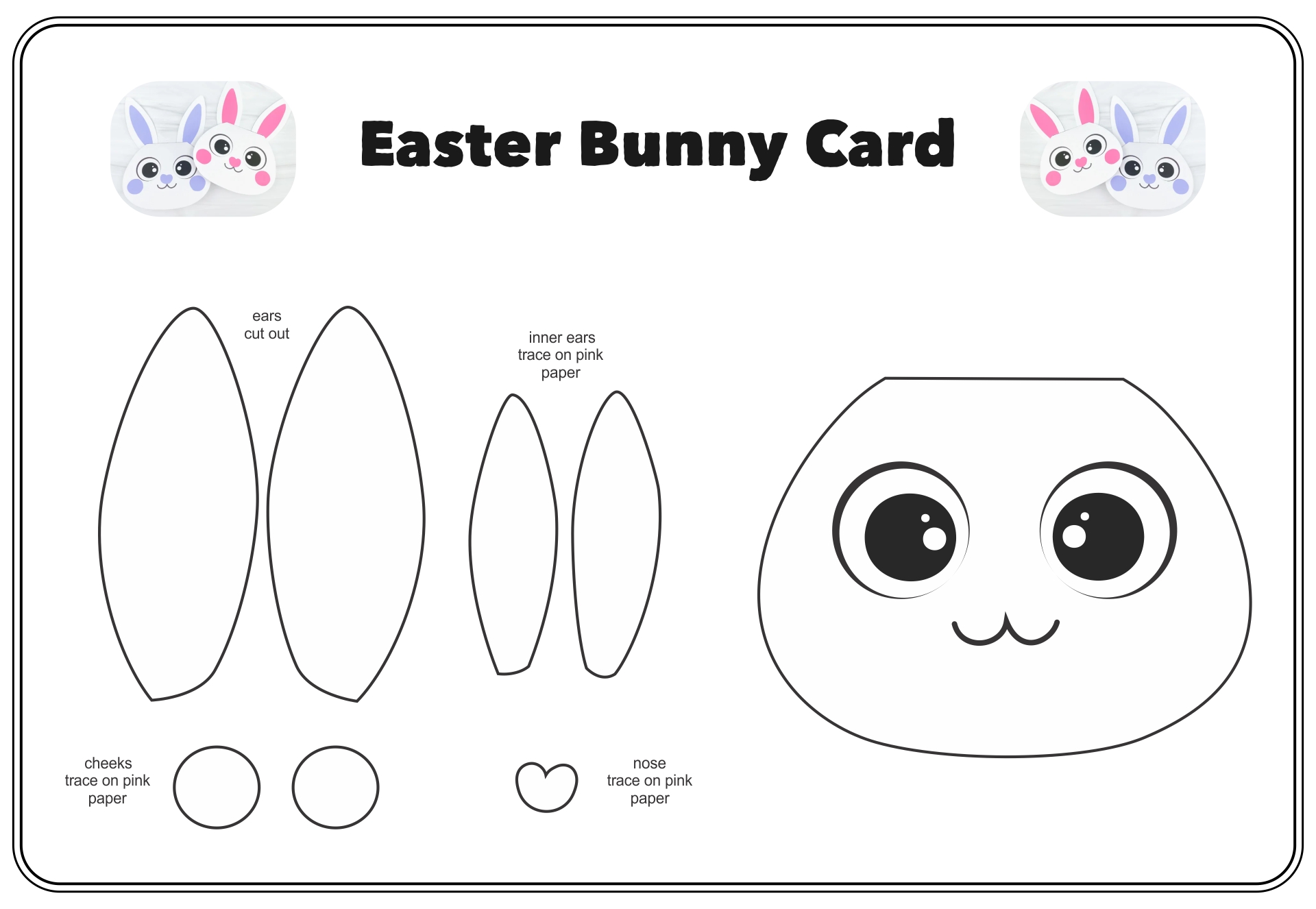 Printable Easter Crafts For Preschoolers