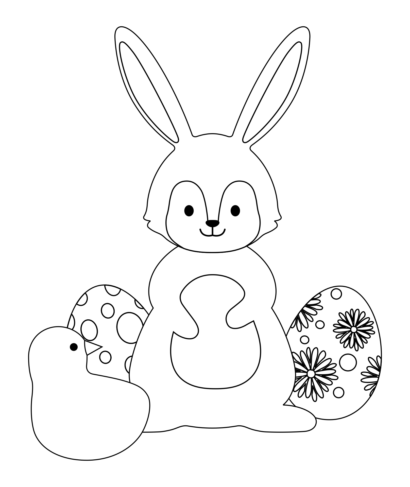 Printable Peeps Coloring Pages