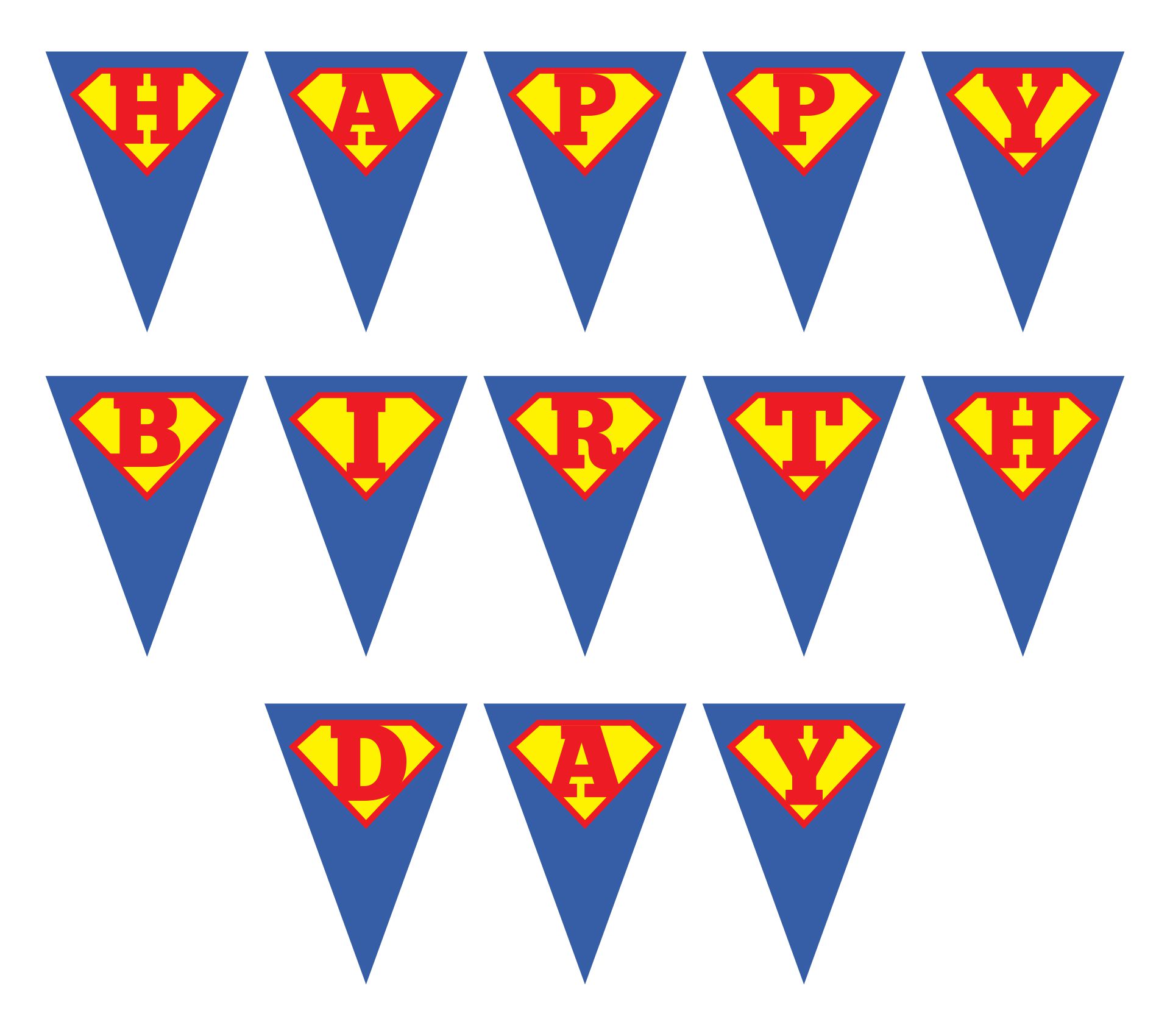 superman alphabet font