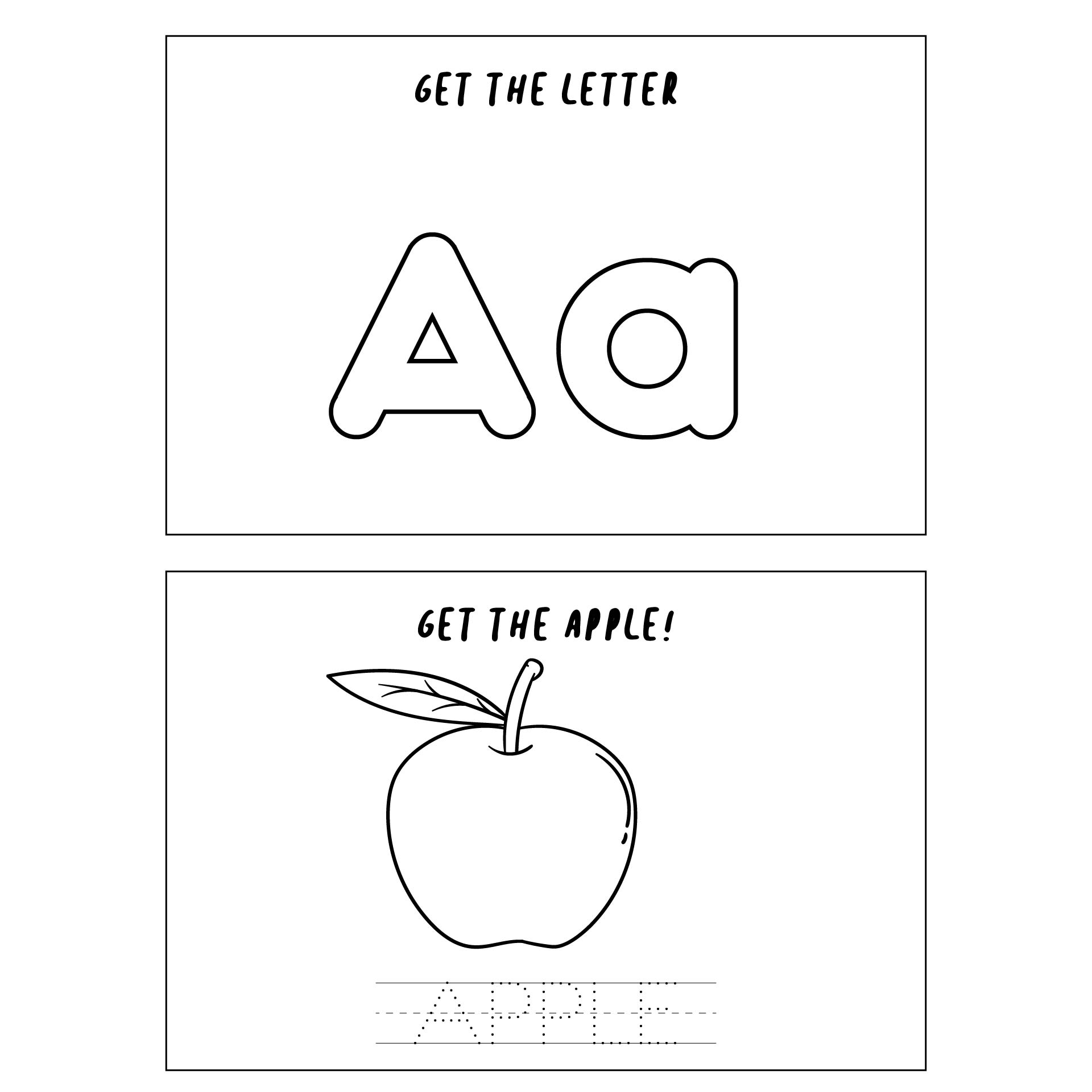 Letter A Book Printable For Preschoolers