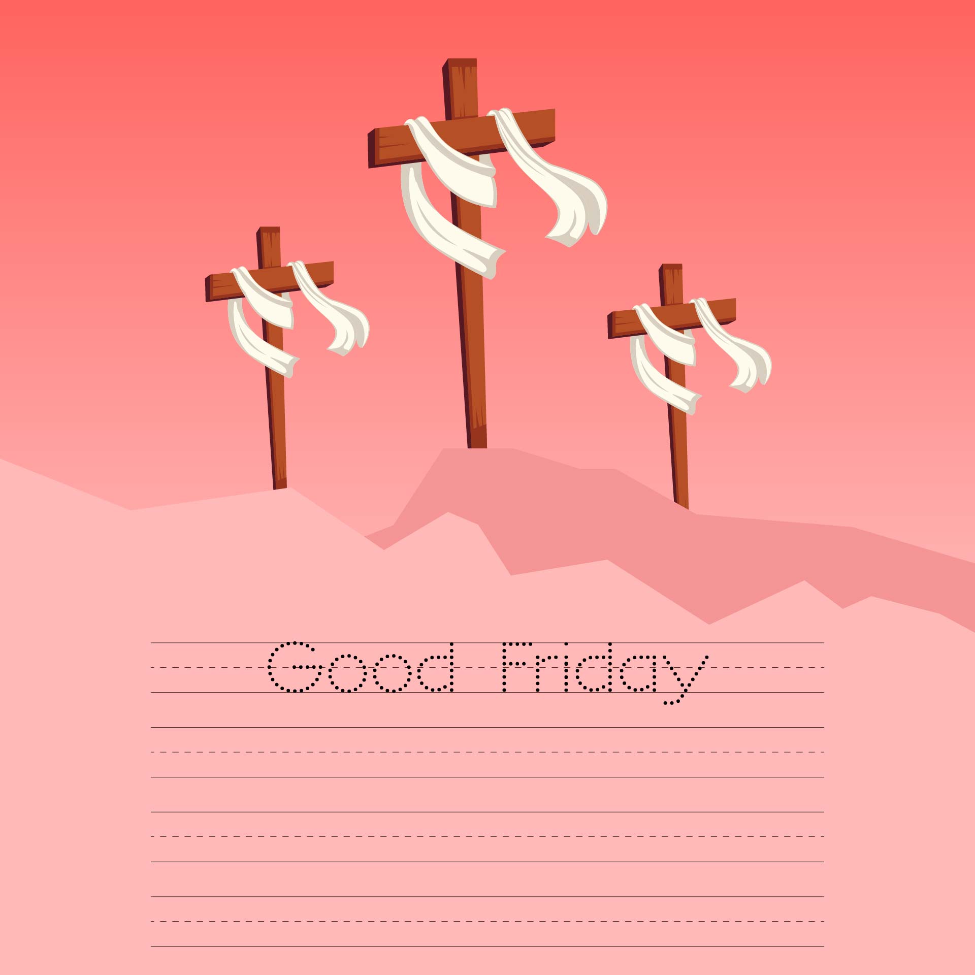 Printable Good Friday And Easter Worksheets For Kids