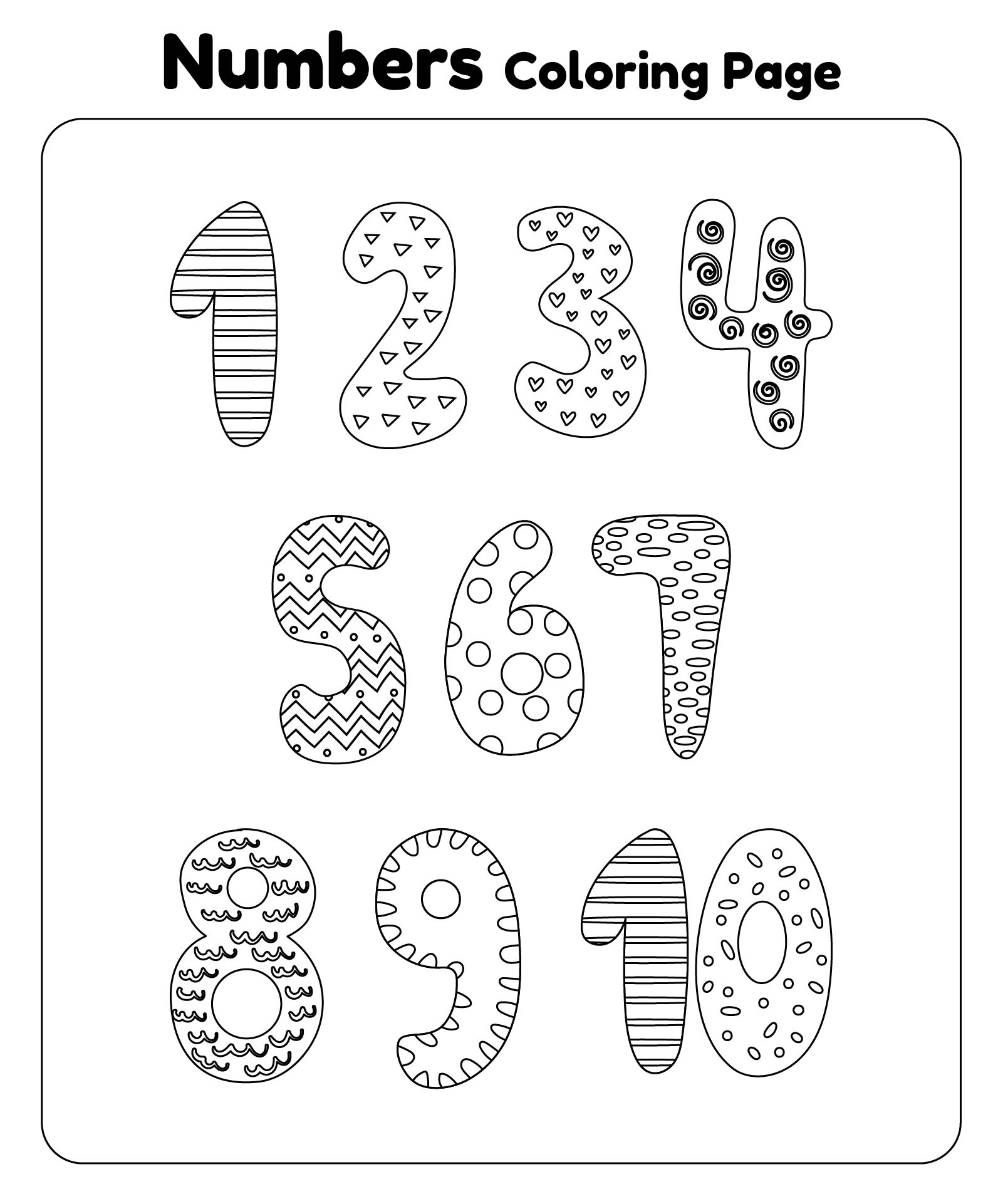 10 best printable numbers 1 10 for preschoolers printablee com