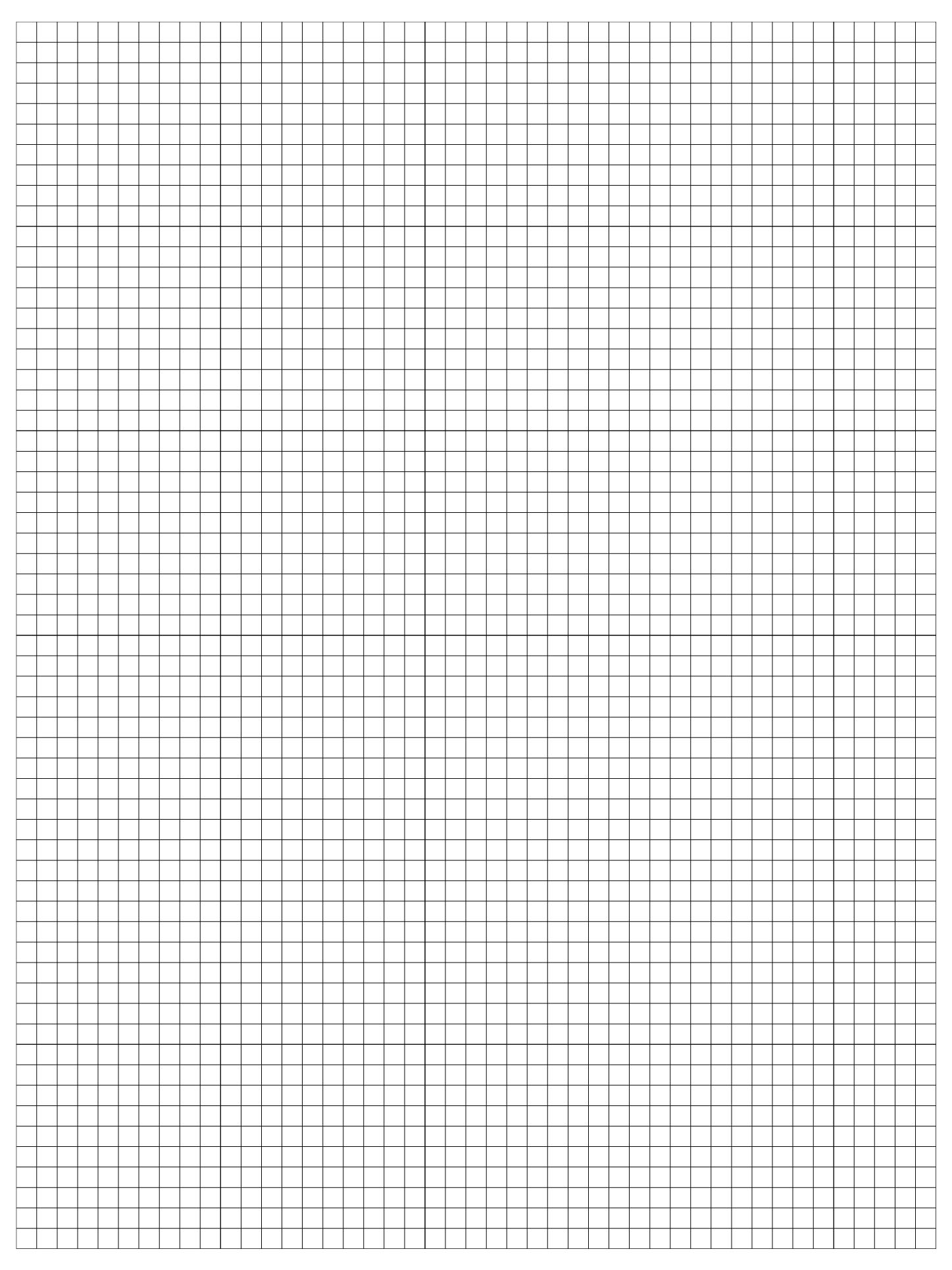 Printable Graph Paper 5x5 Composition Grid Planner