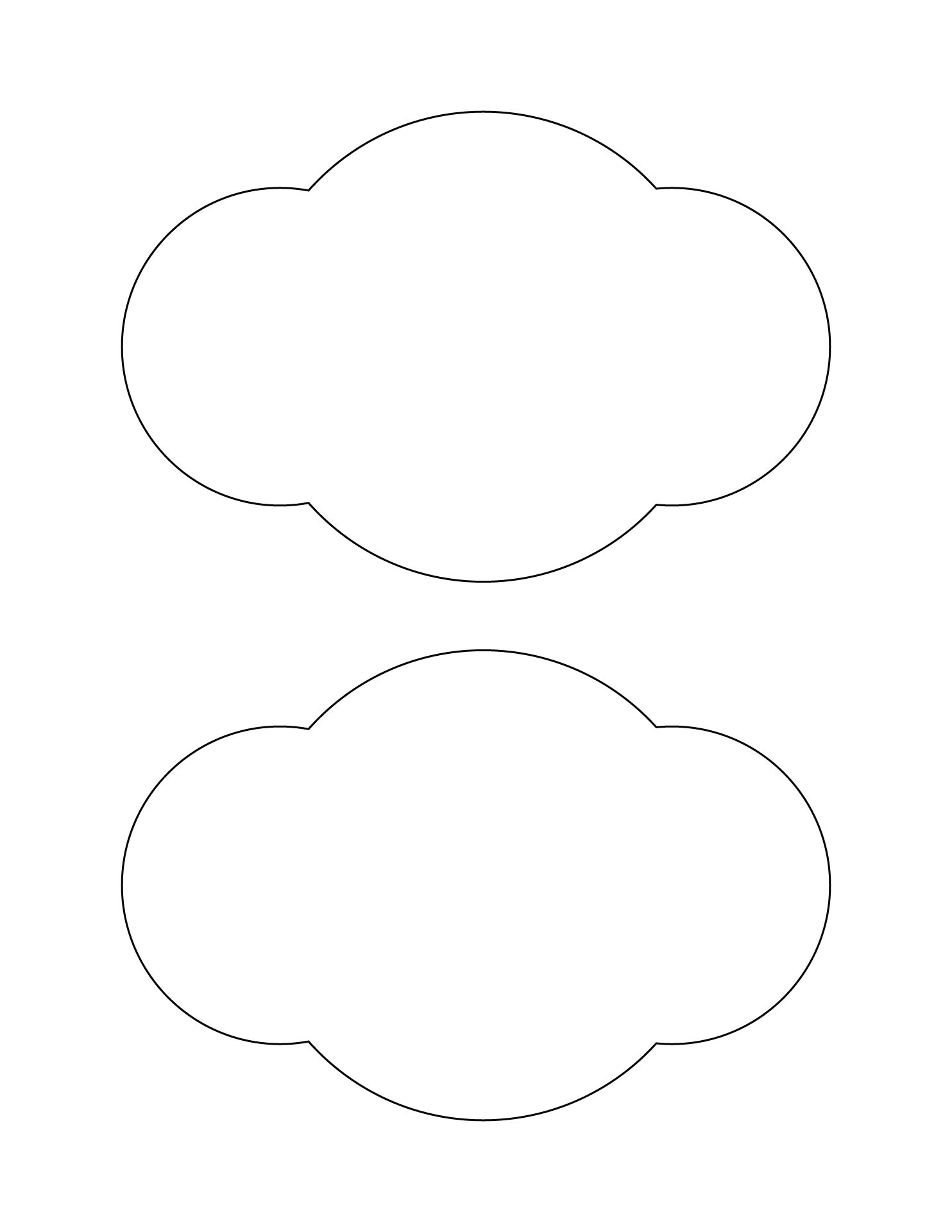 Printable Scalloped Labels Template