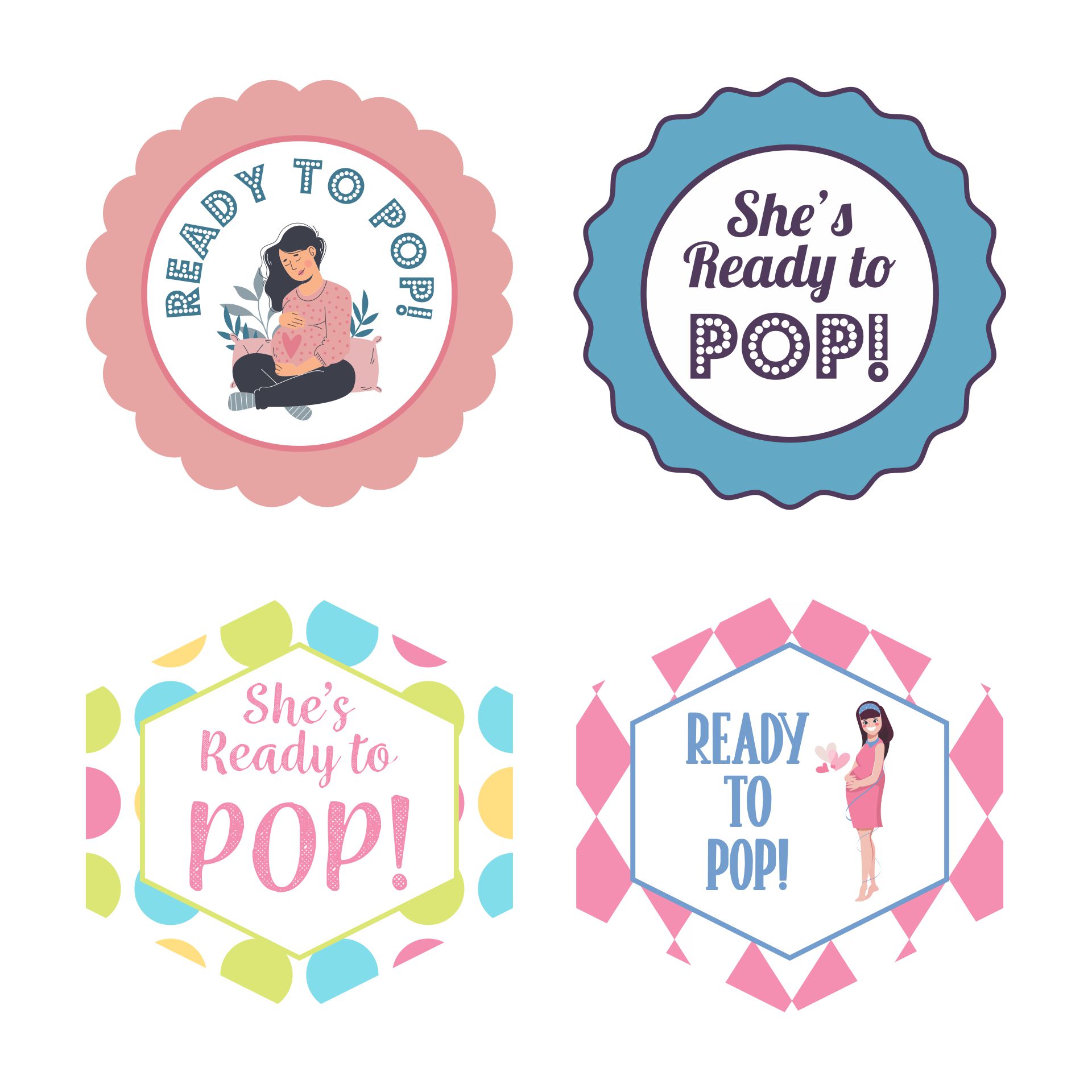 Ready To Pop Printable Labels Template