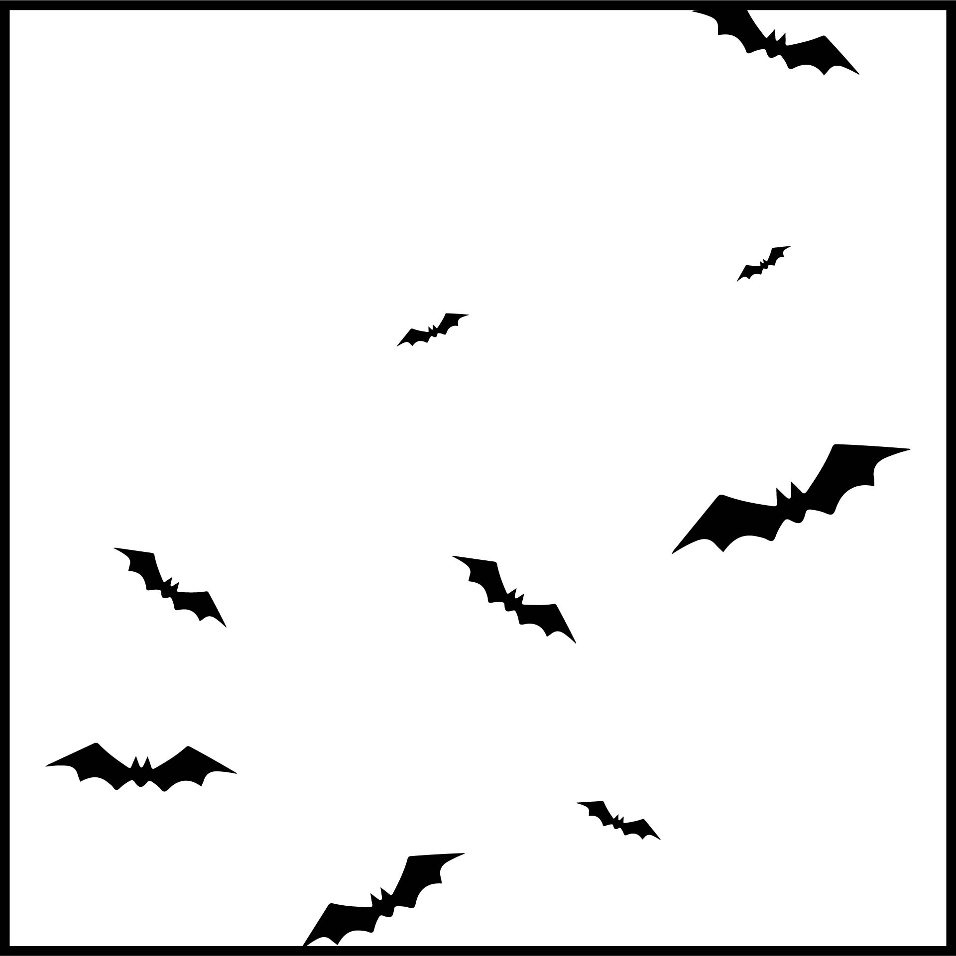 Bats On The Wall Paper Bat Template Printable