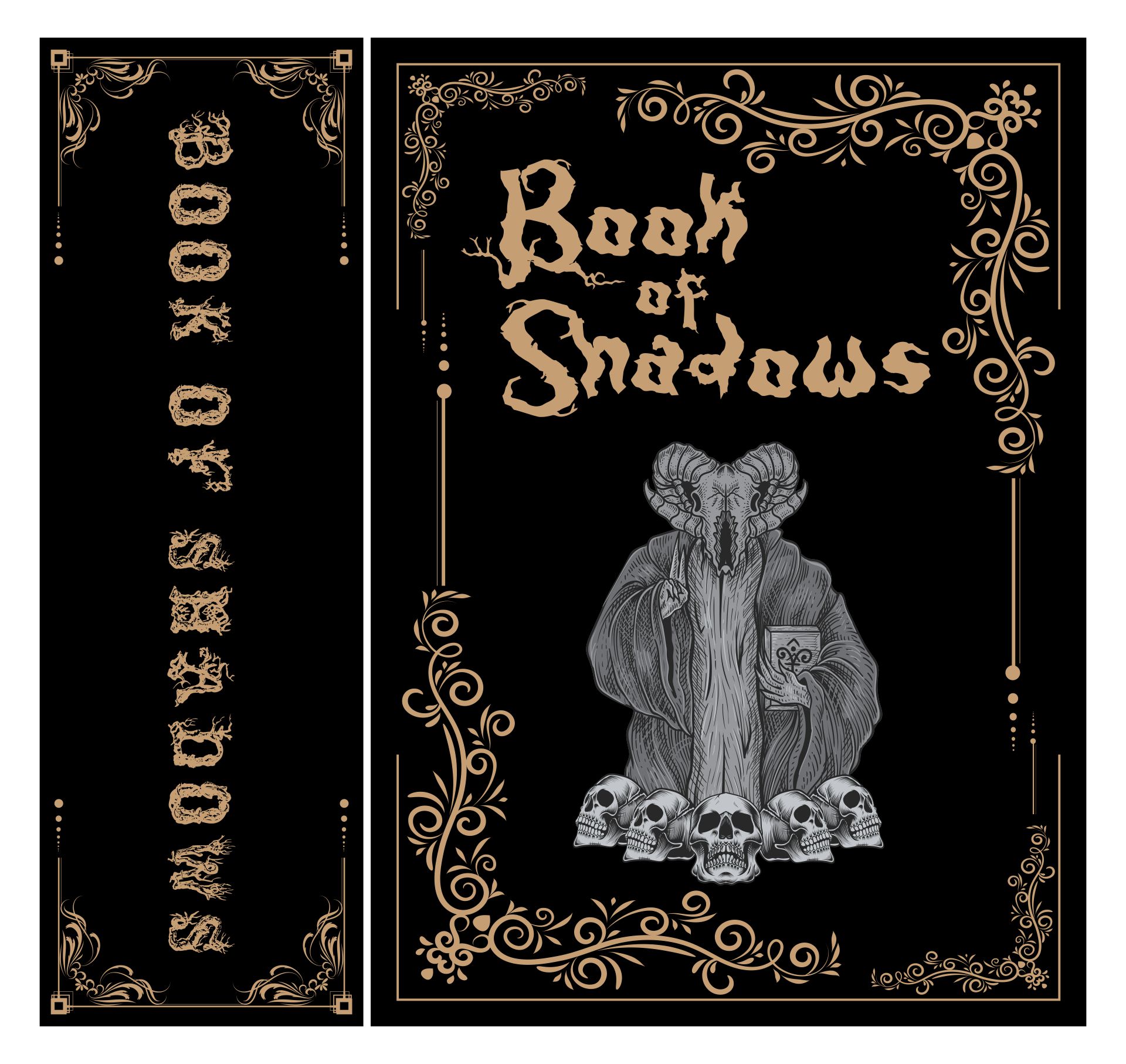 Book Of Shadows Halloween Decor Printable