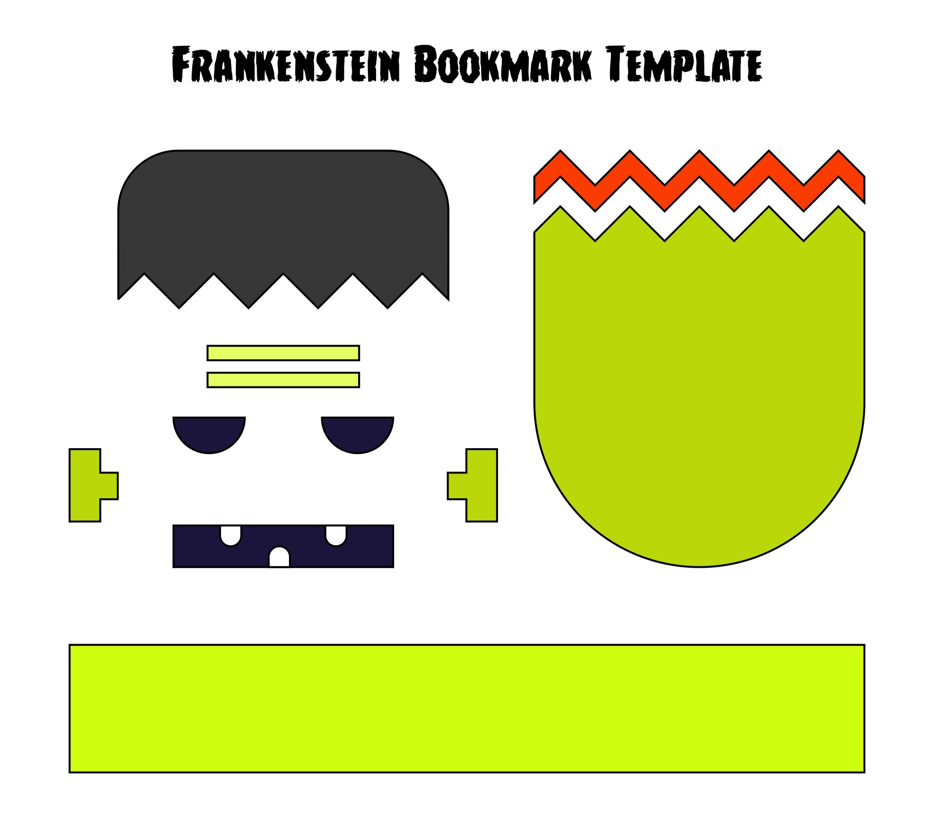 DIY Halloween Character Bookmarks Printable