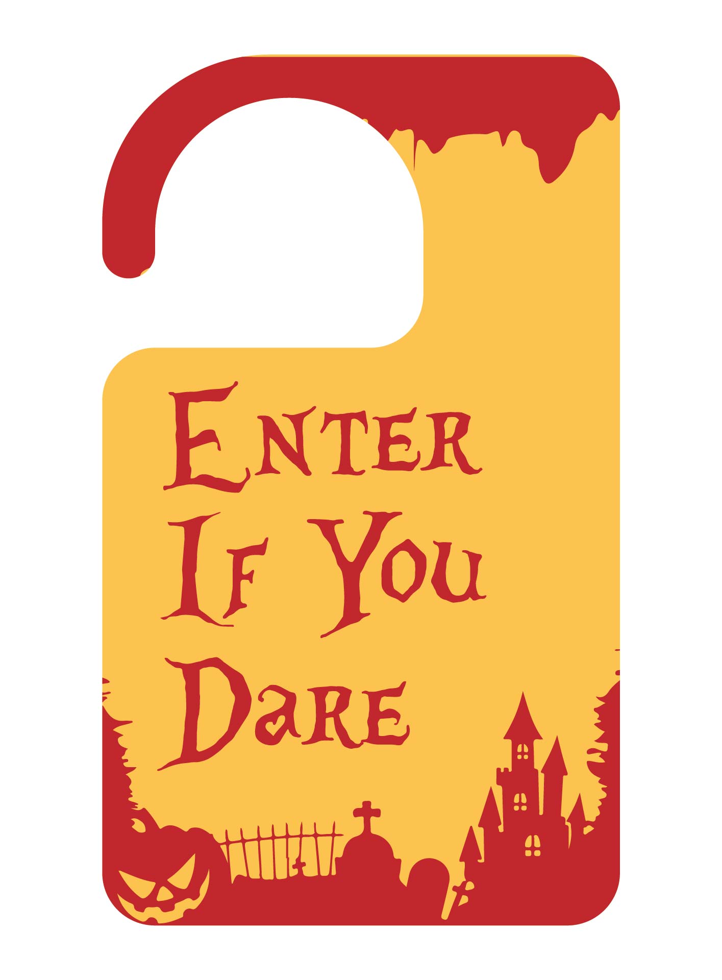 Halloween Printable Door Sign