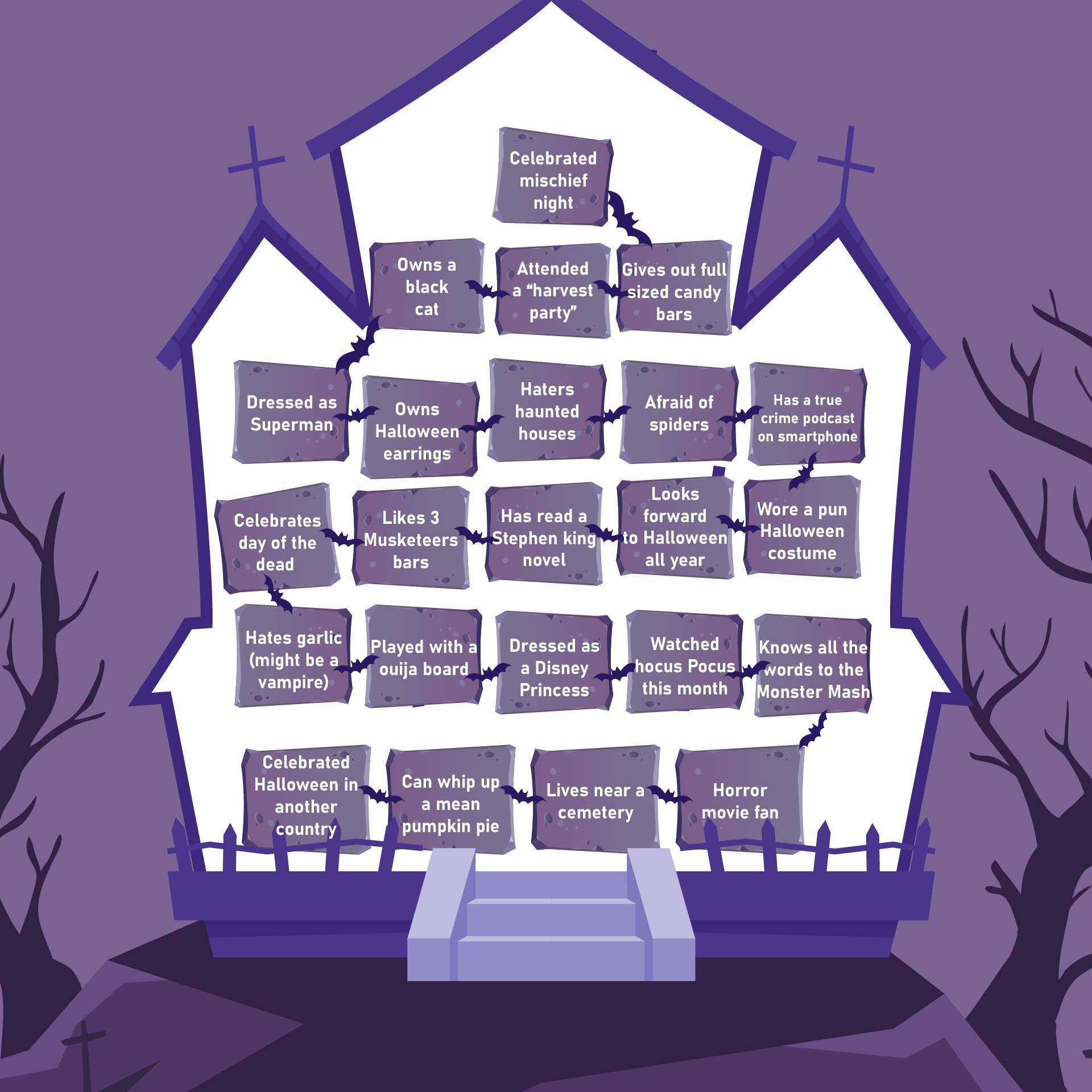 Haunted House Craft Printable Board Game